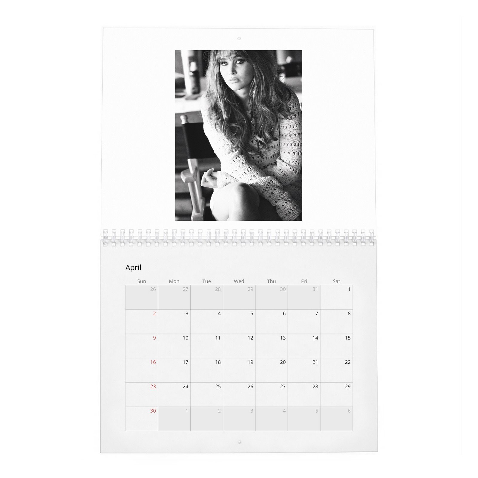 Jennifer Lawrence - Like A Normal Person 2027 Wall Calendar