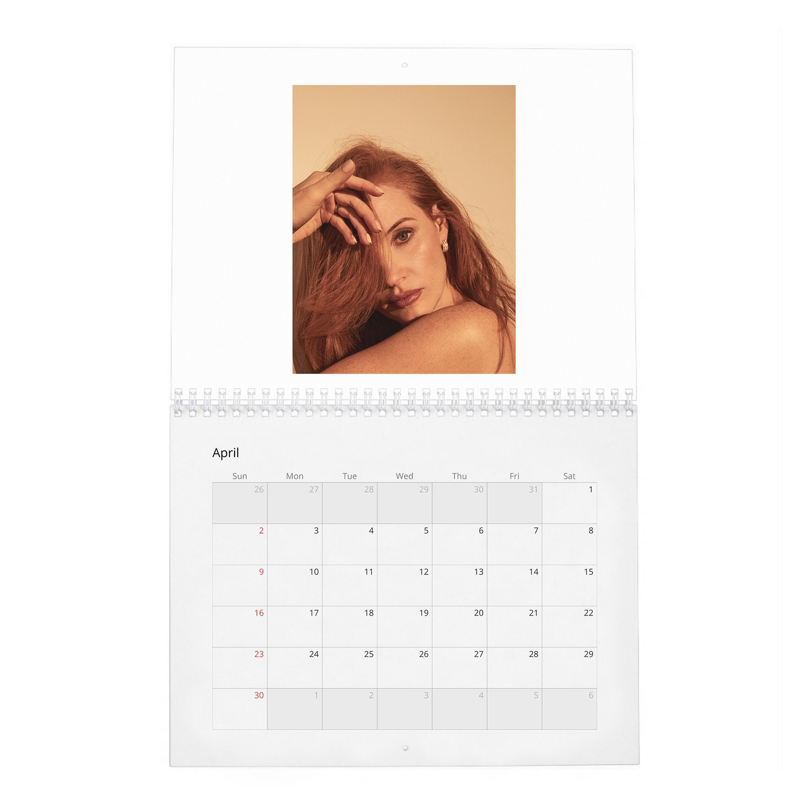 04 Jessica Chastain - Strength And Confidence 2027 Wall Calendar