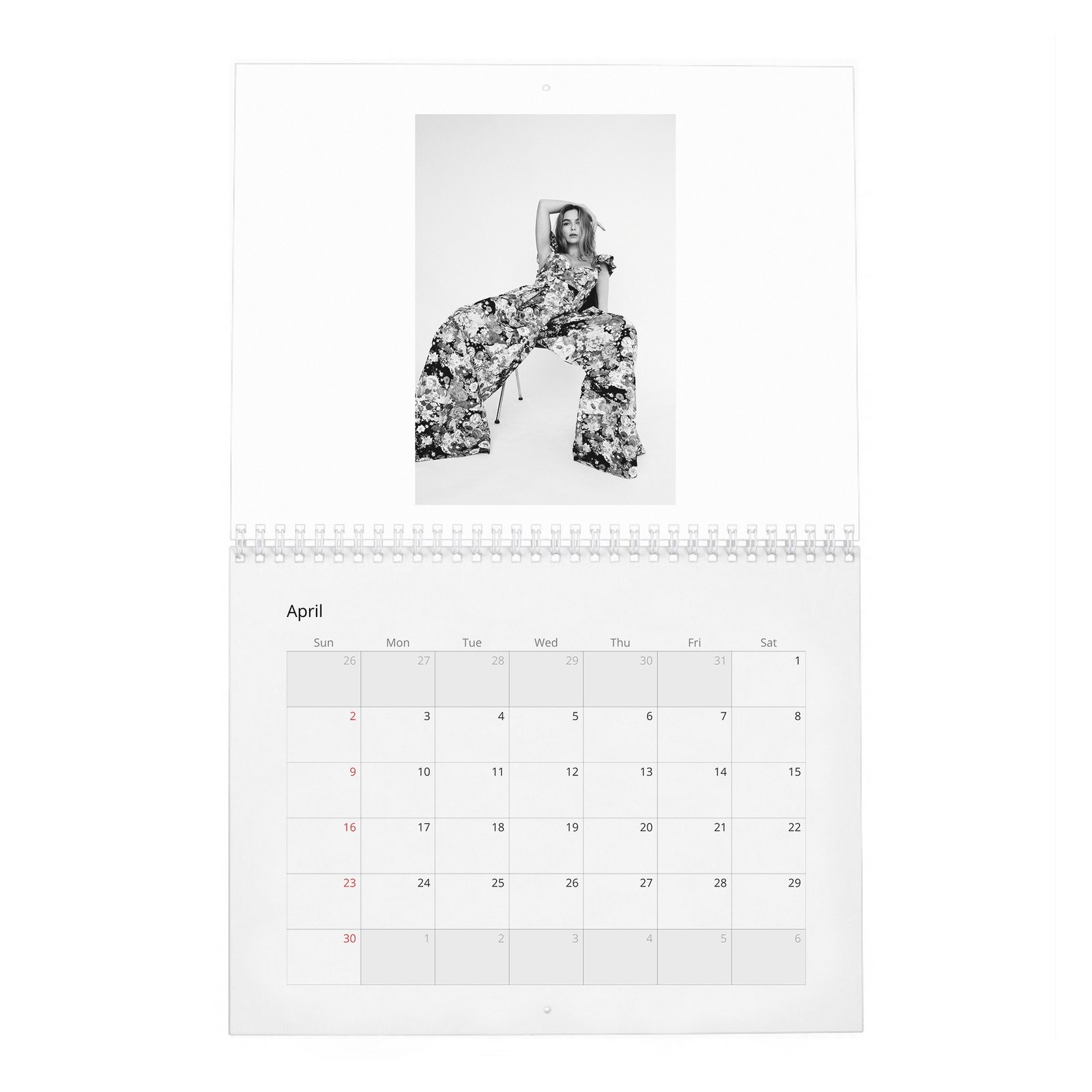 04 Jodie Comer - Talent And Perfect 2027 Wall Calendar