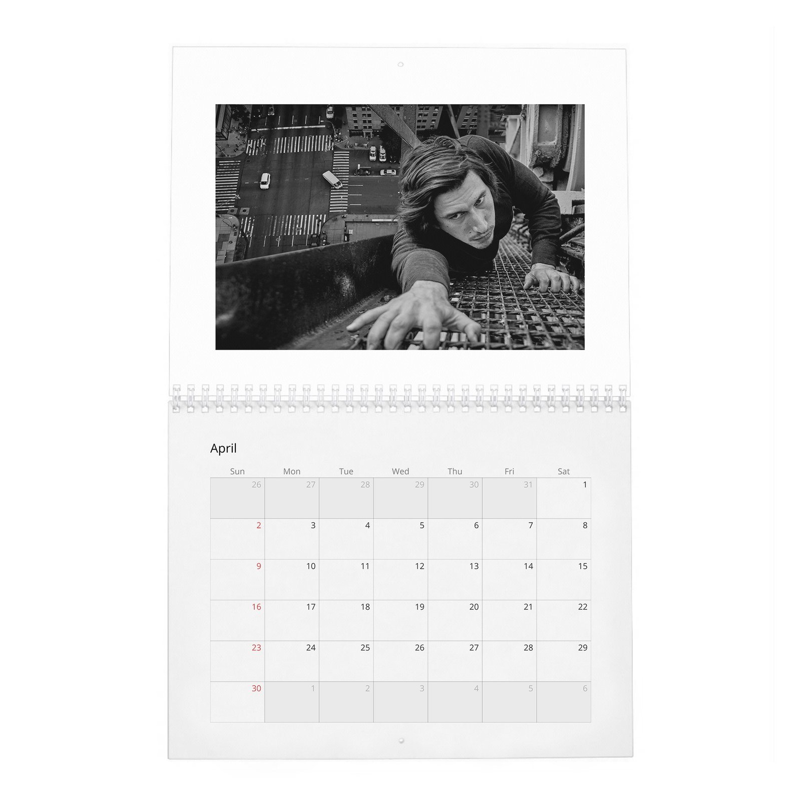 Adam Driver - The Millenial Darth Vader 2027 Wall Calendar