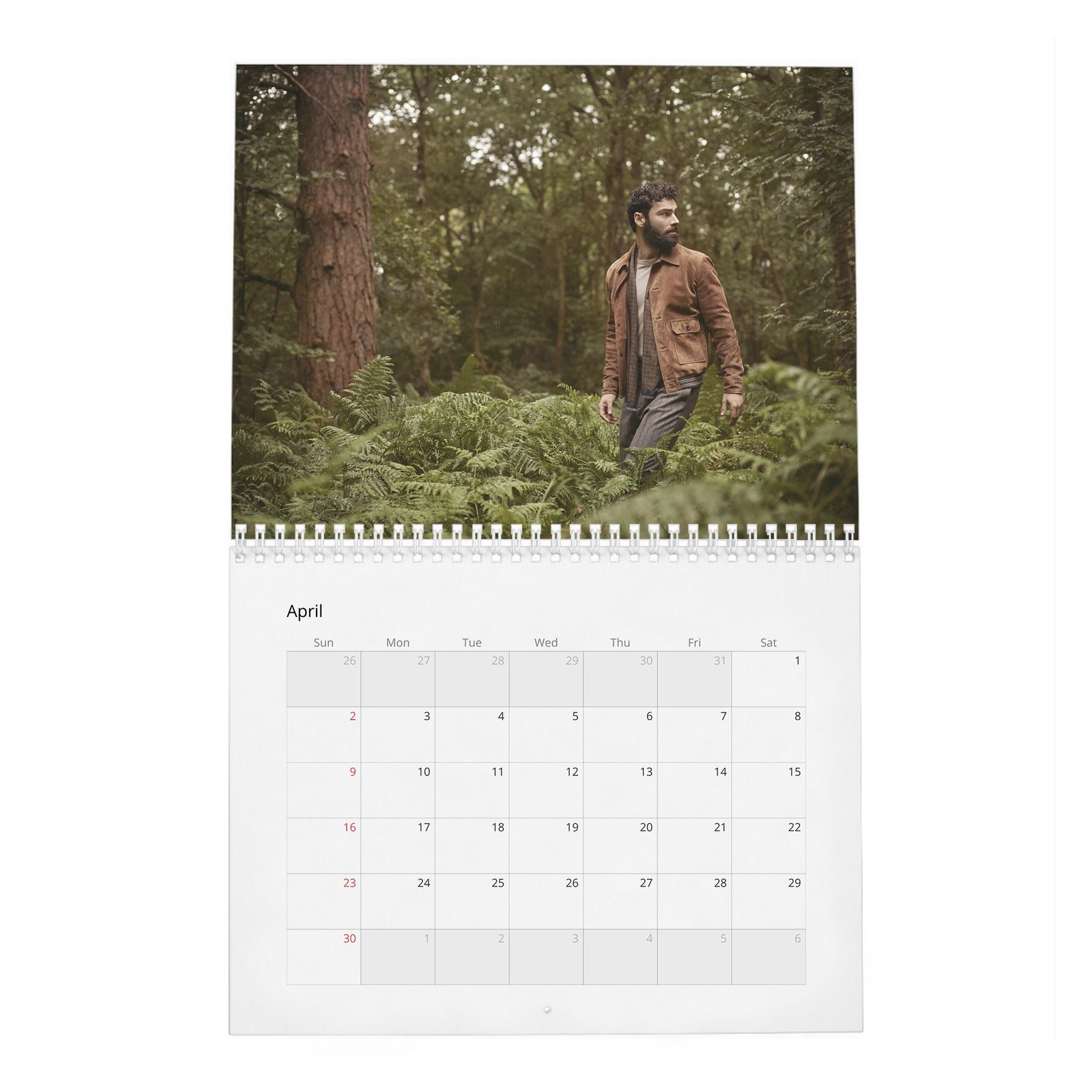 04 Aidan Turner - Encore 2027 Wall Calendar