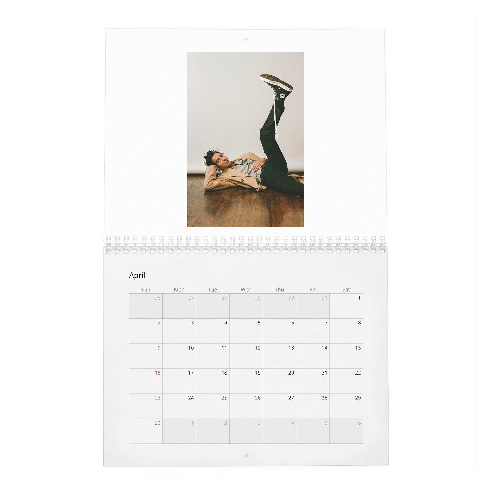 04 Alex Wolff - Interview 2027 Wall Calendar