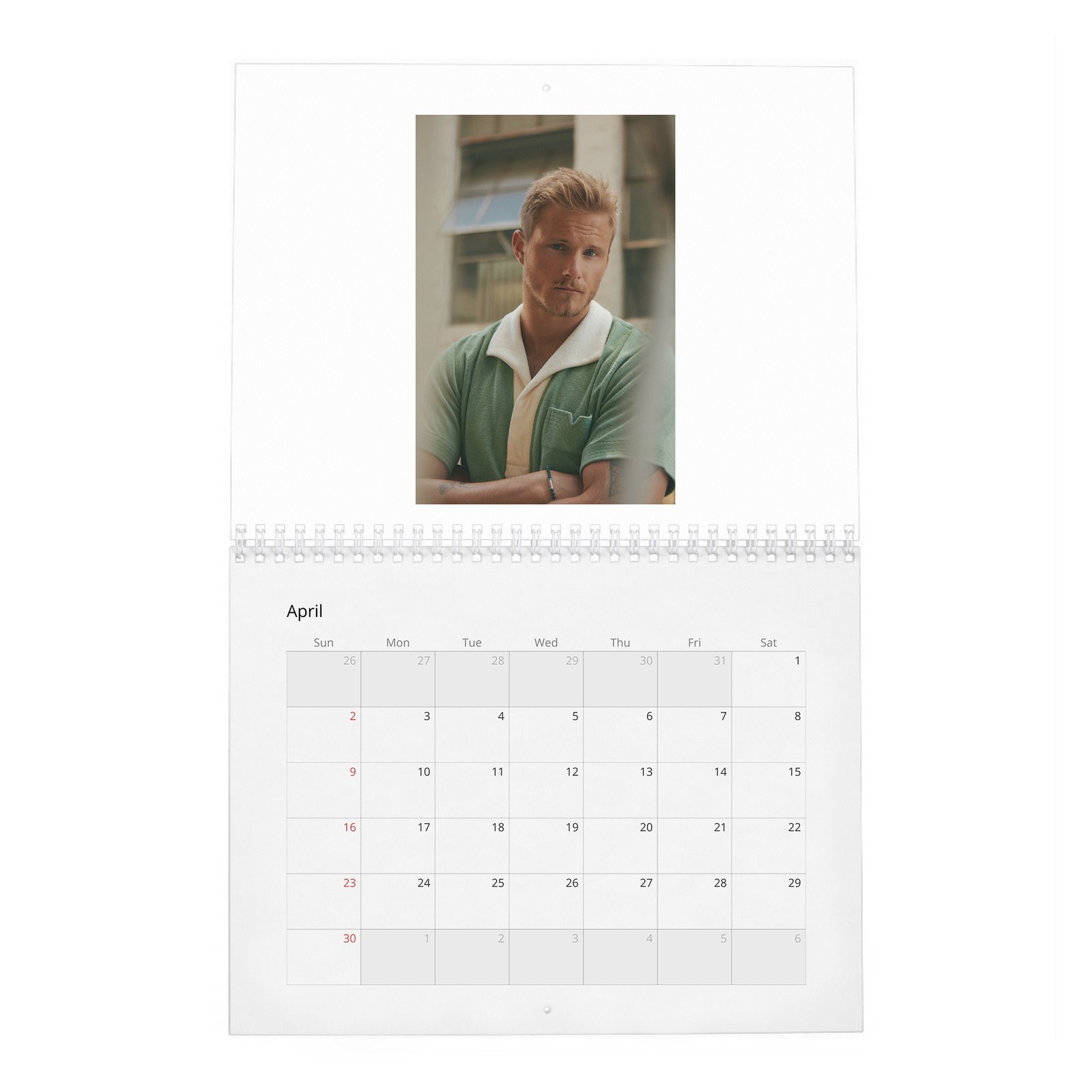 04 Alexander Ludwig - Lucky In Love 2027 Wall Calendar