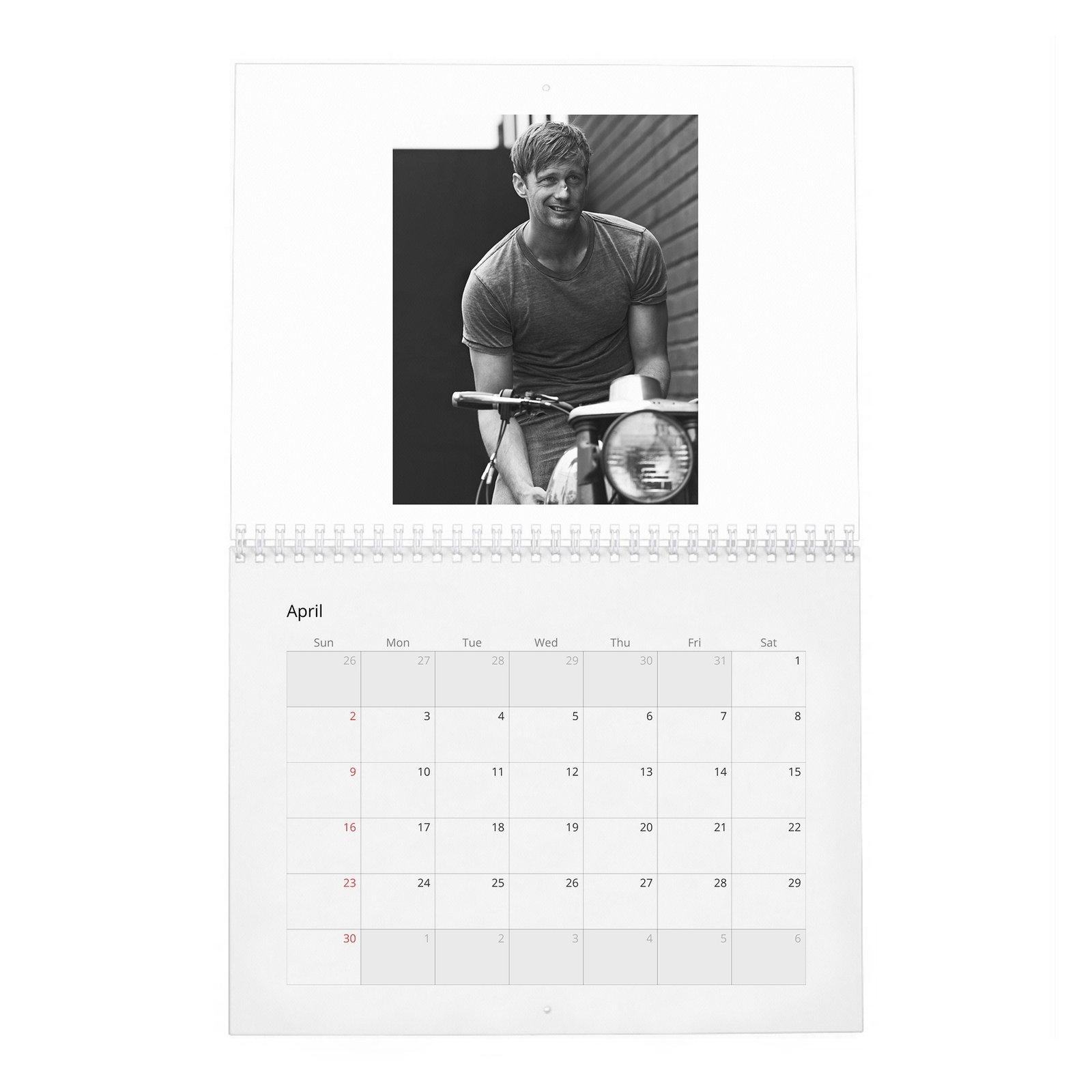 04 Alexander Skarsgard - Knockout At Fortune Gym 2027 Wall Calendar