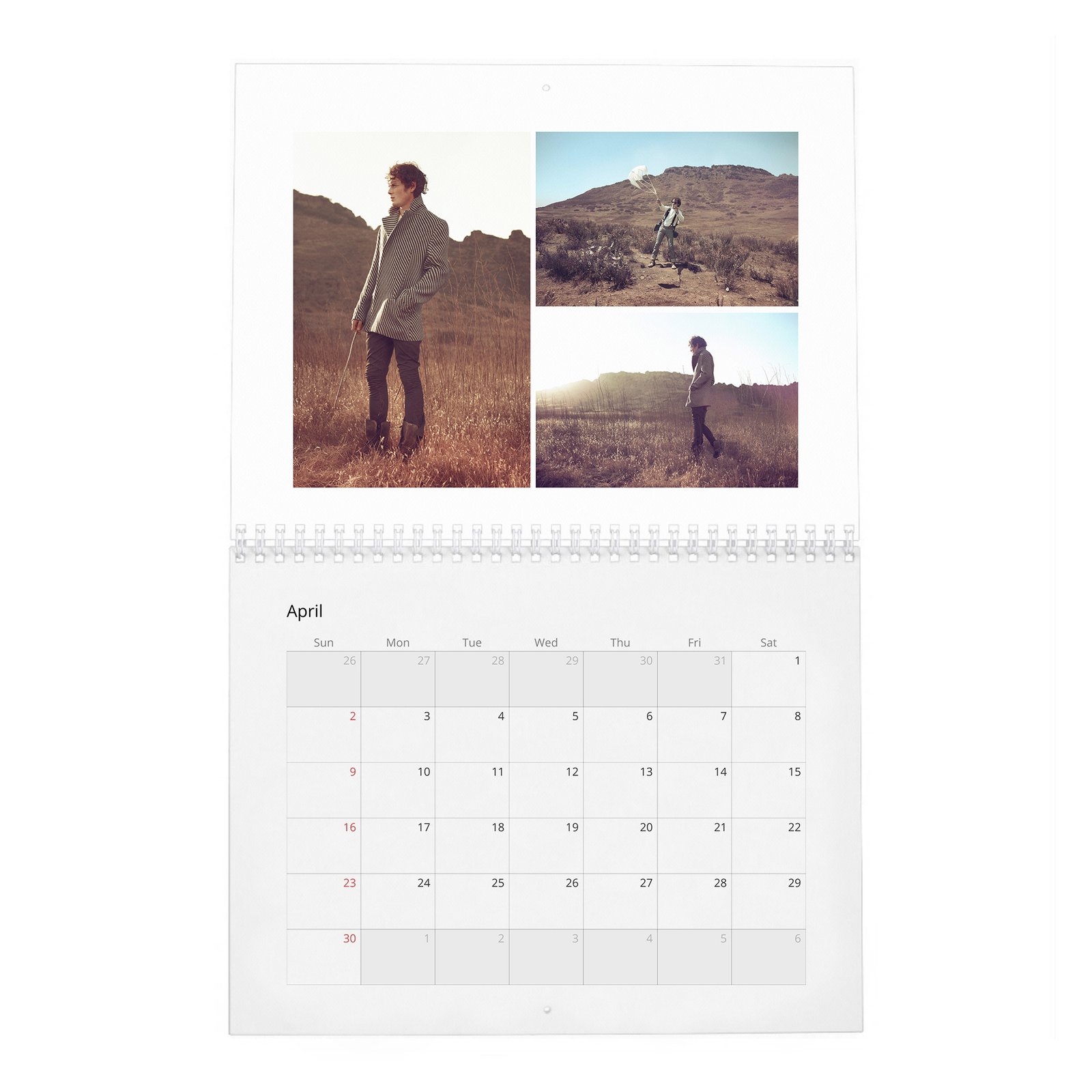 04 Anton Yelchin - Flaunt 2027 Wall Calendar