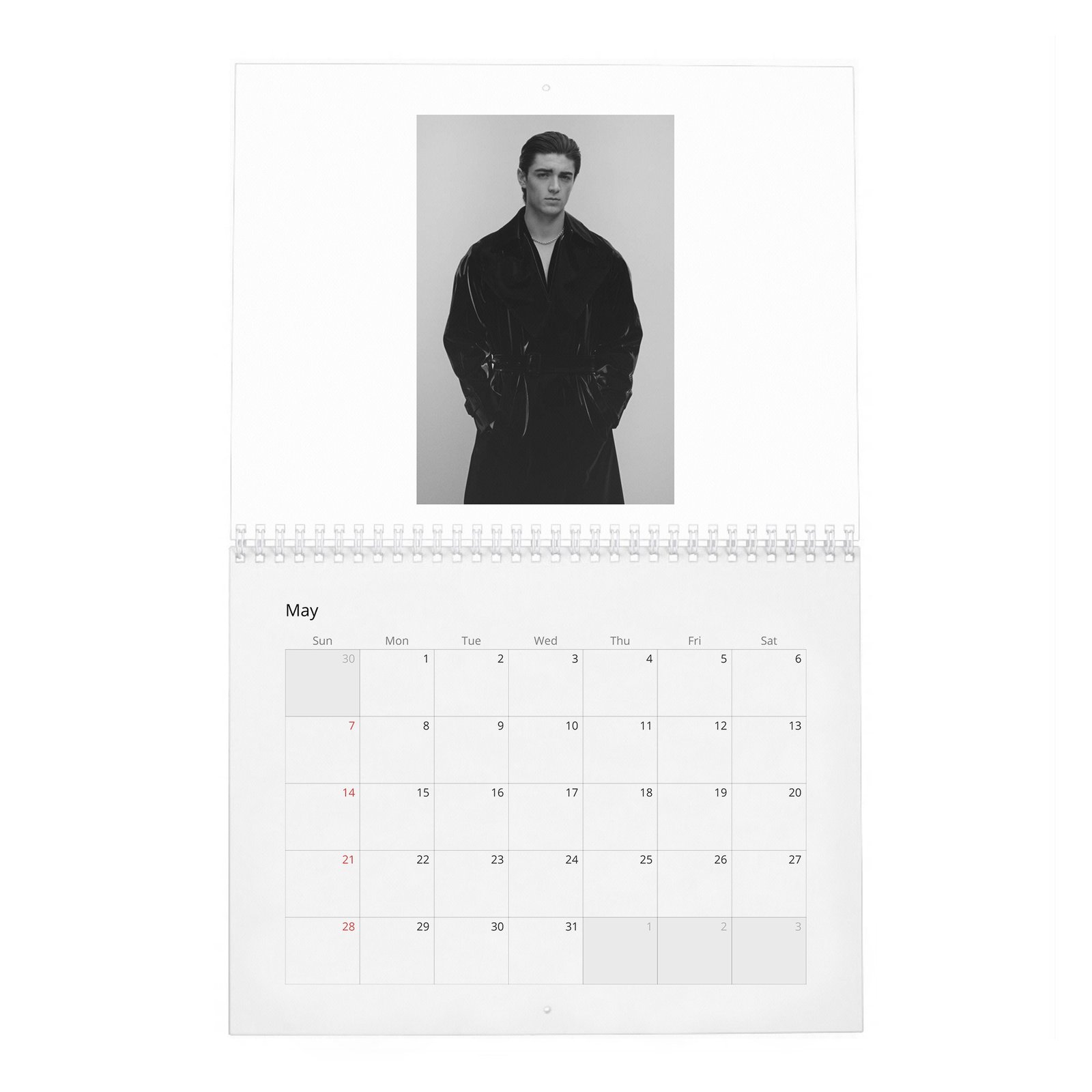 05 Asher Angel - In Conversation 2027 Wall Calendar