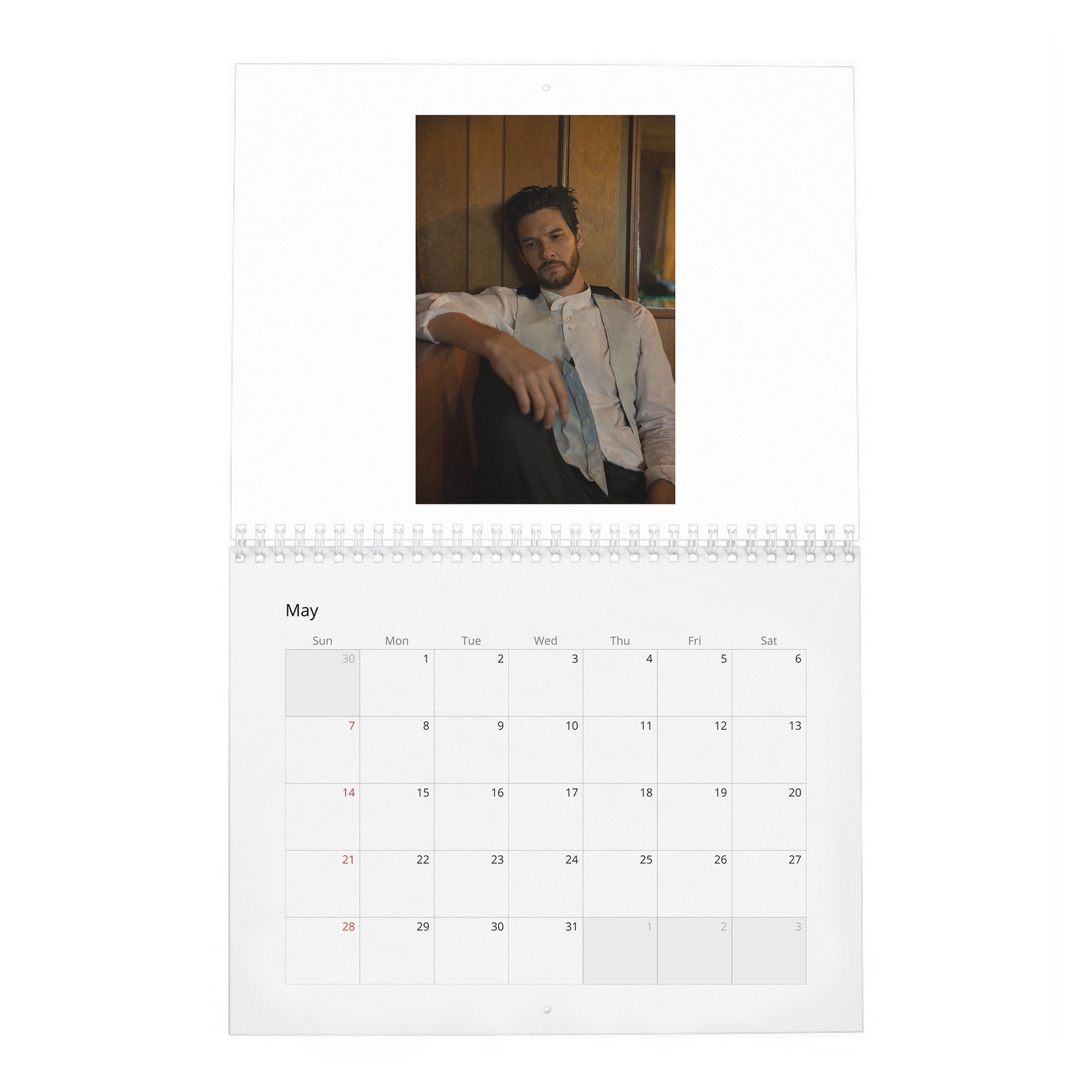 05 Ben Barnes - Never Stands Still 2027 Wall Calendar