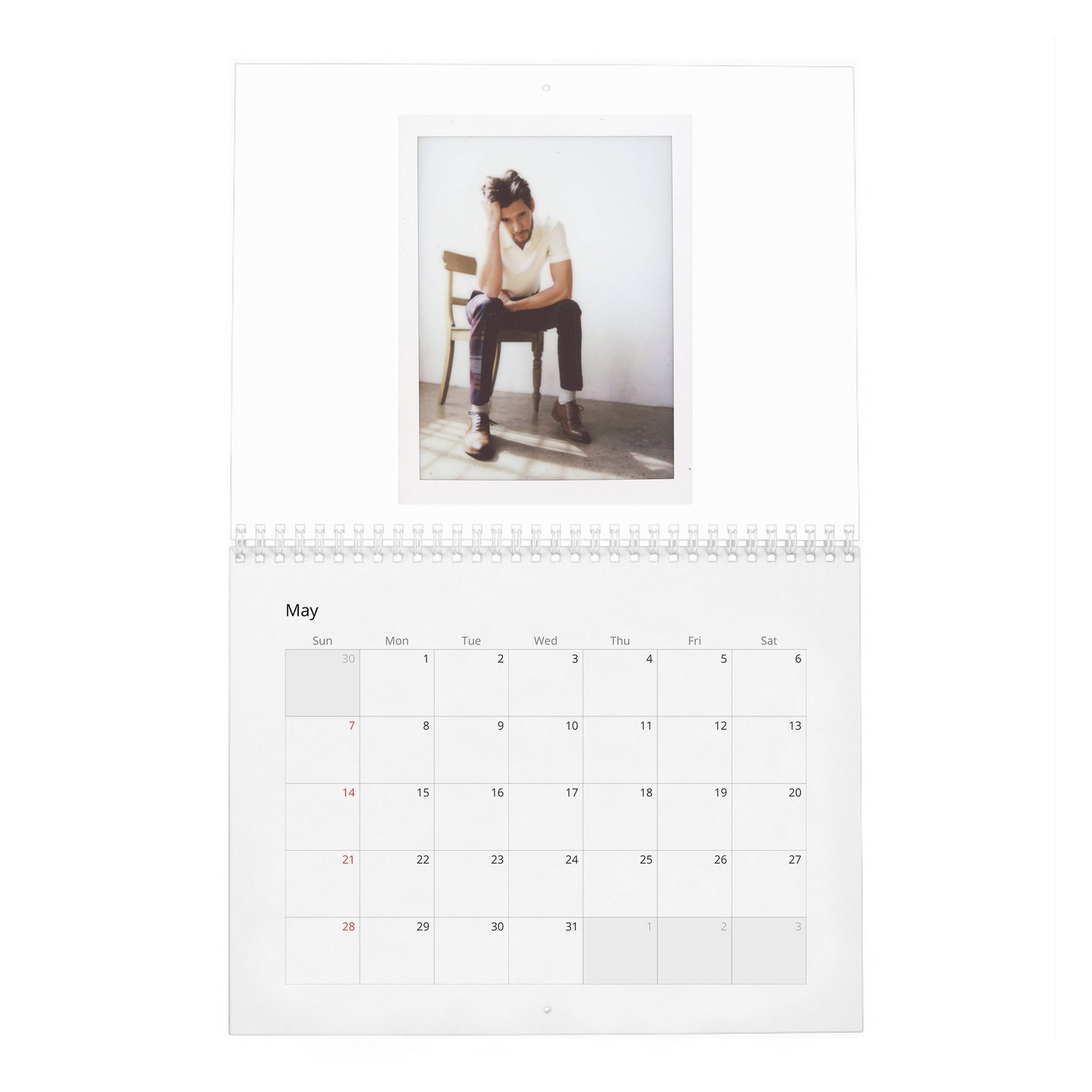 Ben Barnes - Songs For You 2027 Wall Calendar