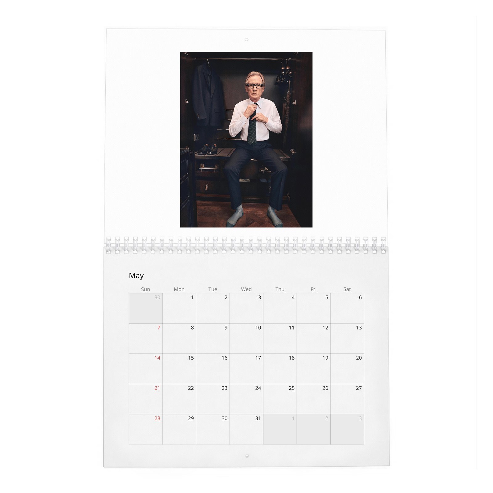 05 Bill Nighy - An Audience With 2027 Wall Calendar