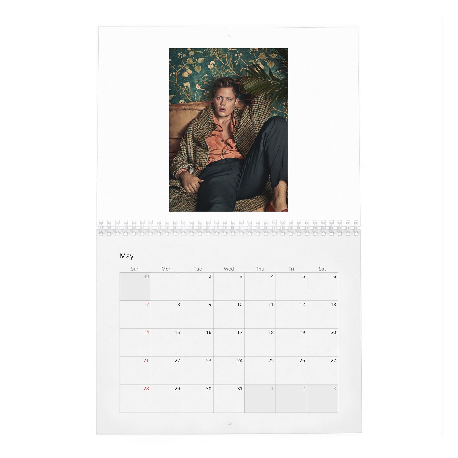 05 Bill Skarsgard - Million Dollar Bill 2027 Wall Calendar