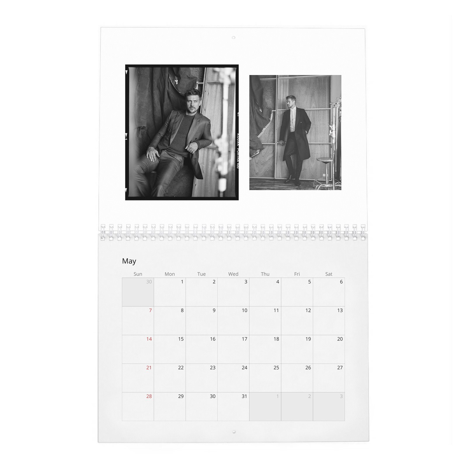 05 Boyd Holbrook - Laterals 2027 Wall Calendar