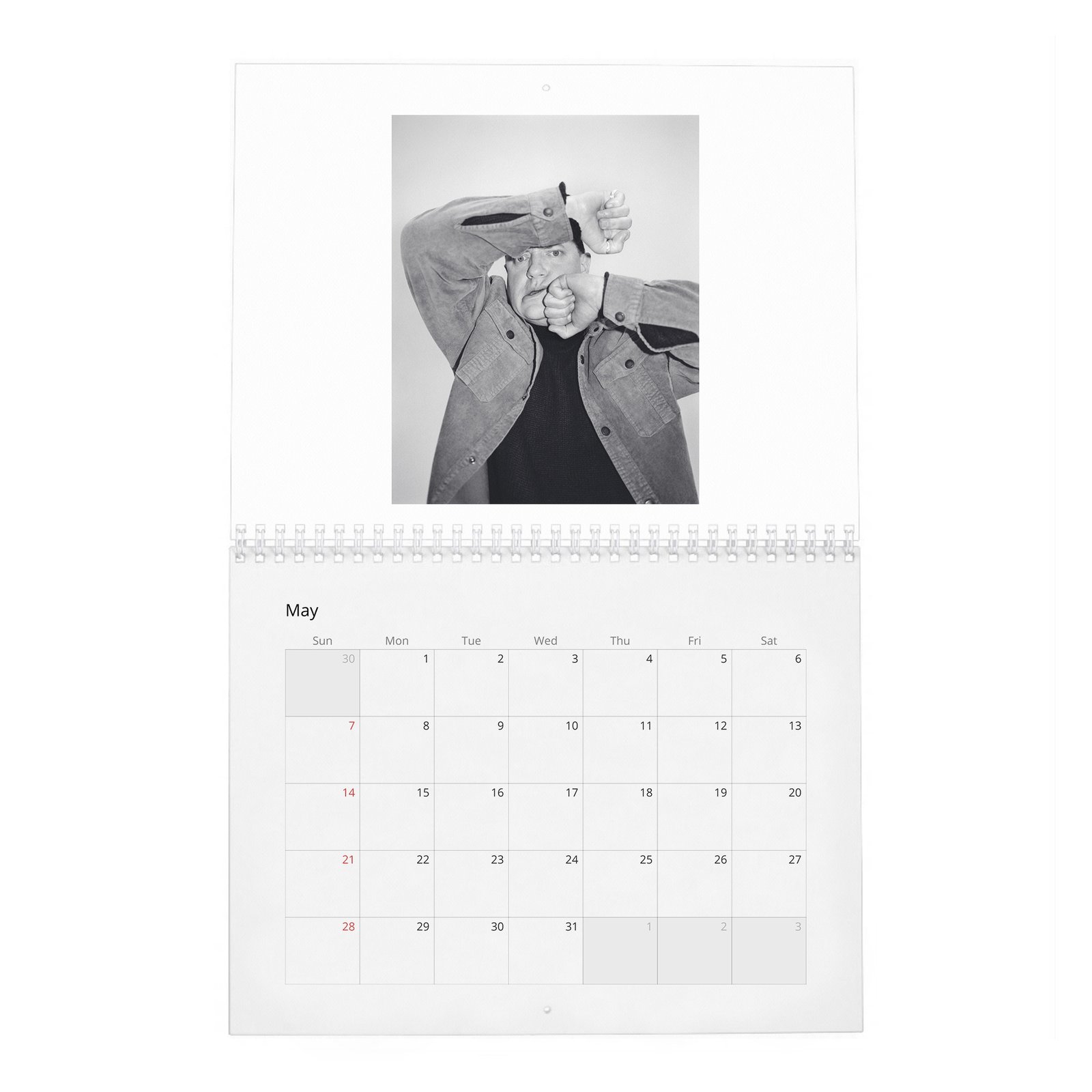 05 Brendan Fraser - Made It All The Way Back 2027 Wall Calendar