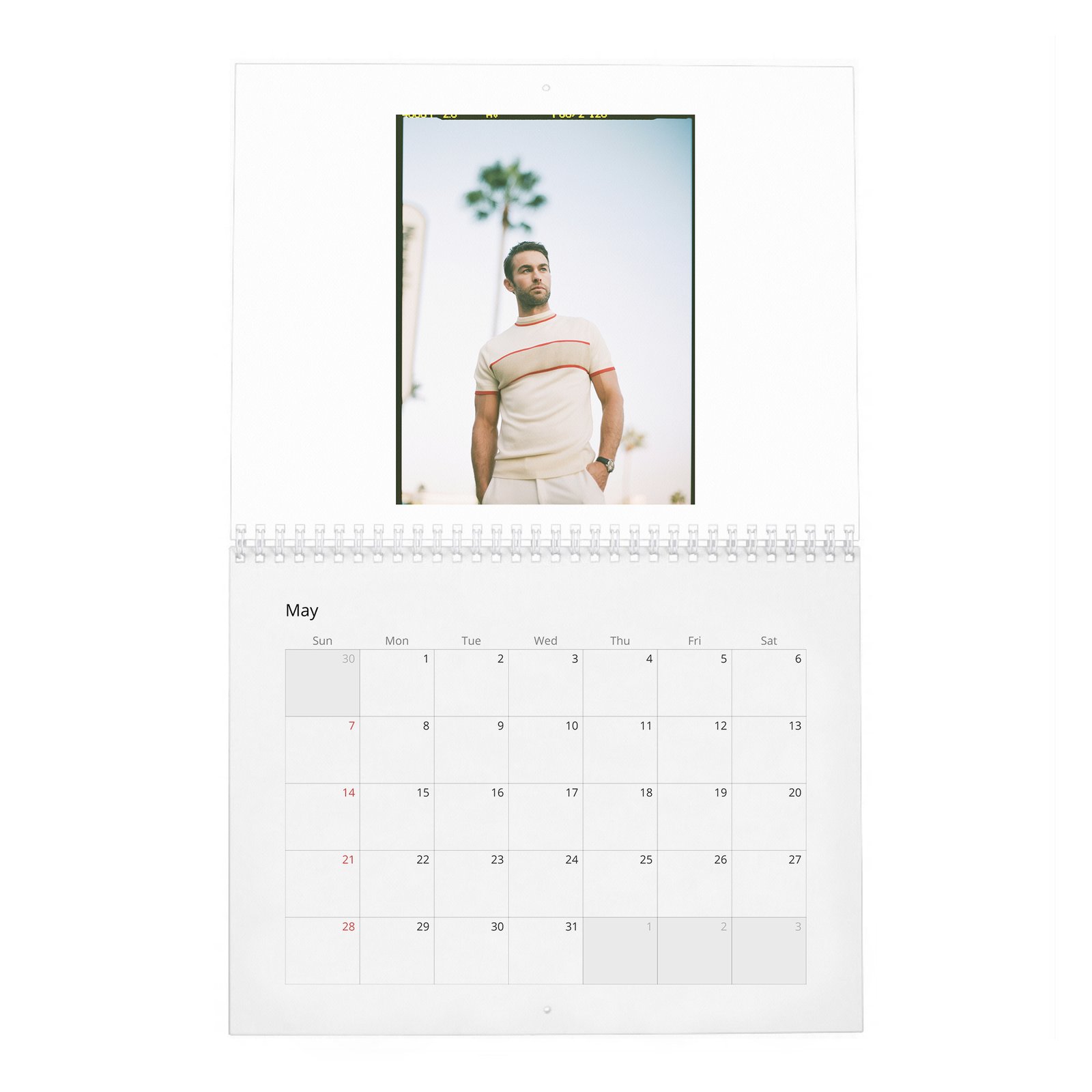 Chace Crawford - Man About Town 2027 Wall Calendar