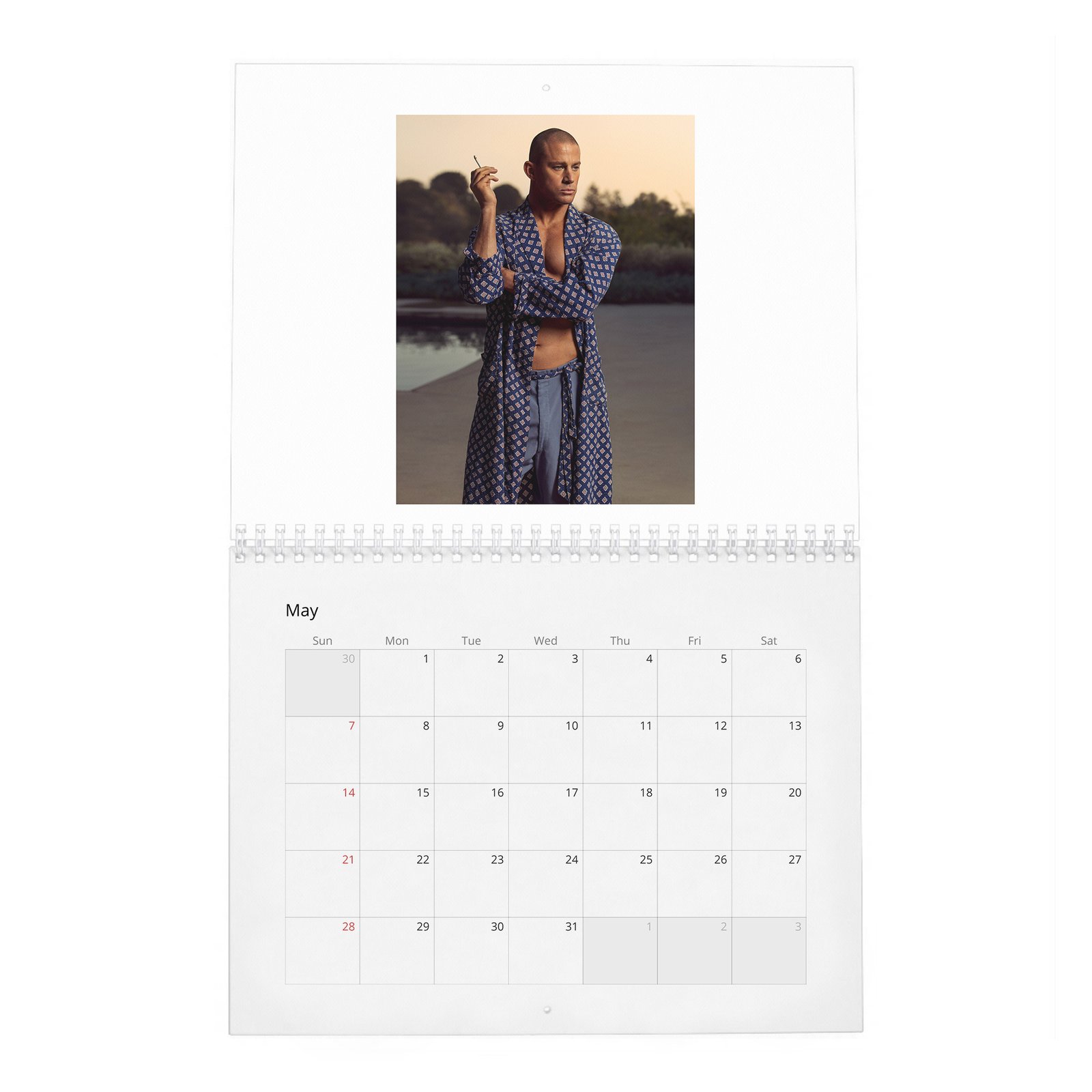 05 Channing Tatum - Second Act 2027 Wall Calendar