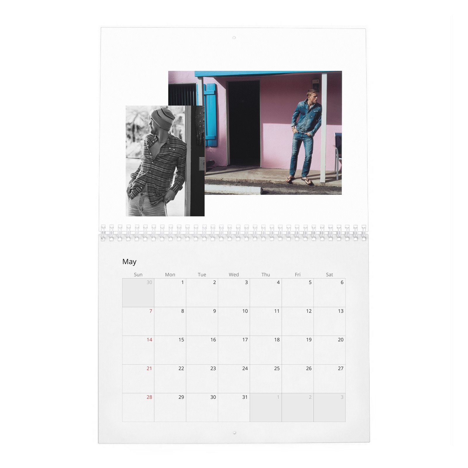 05 Charlie Hunnam - Hunkiest Moments 2027 Wall Calendar