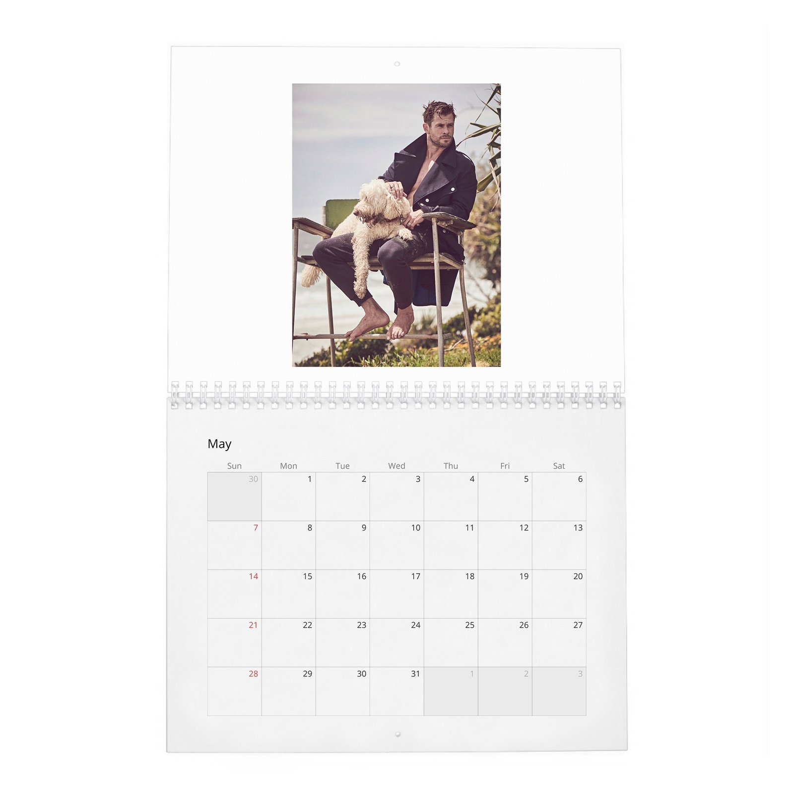 05 Chris Hemsworth - On Life During Uncertain Times 2027 Wall Calendar