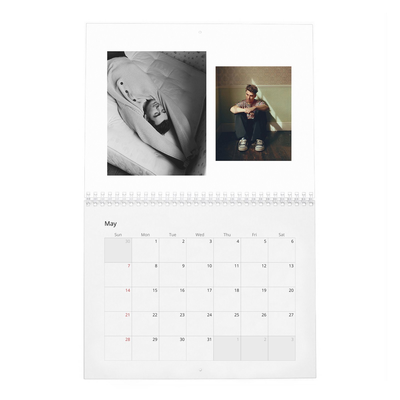 Corey Mylchreest - Leading Man 2027 Wall Calendar