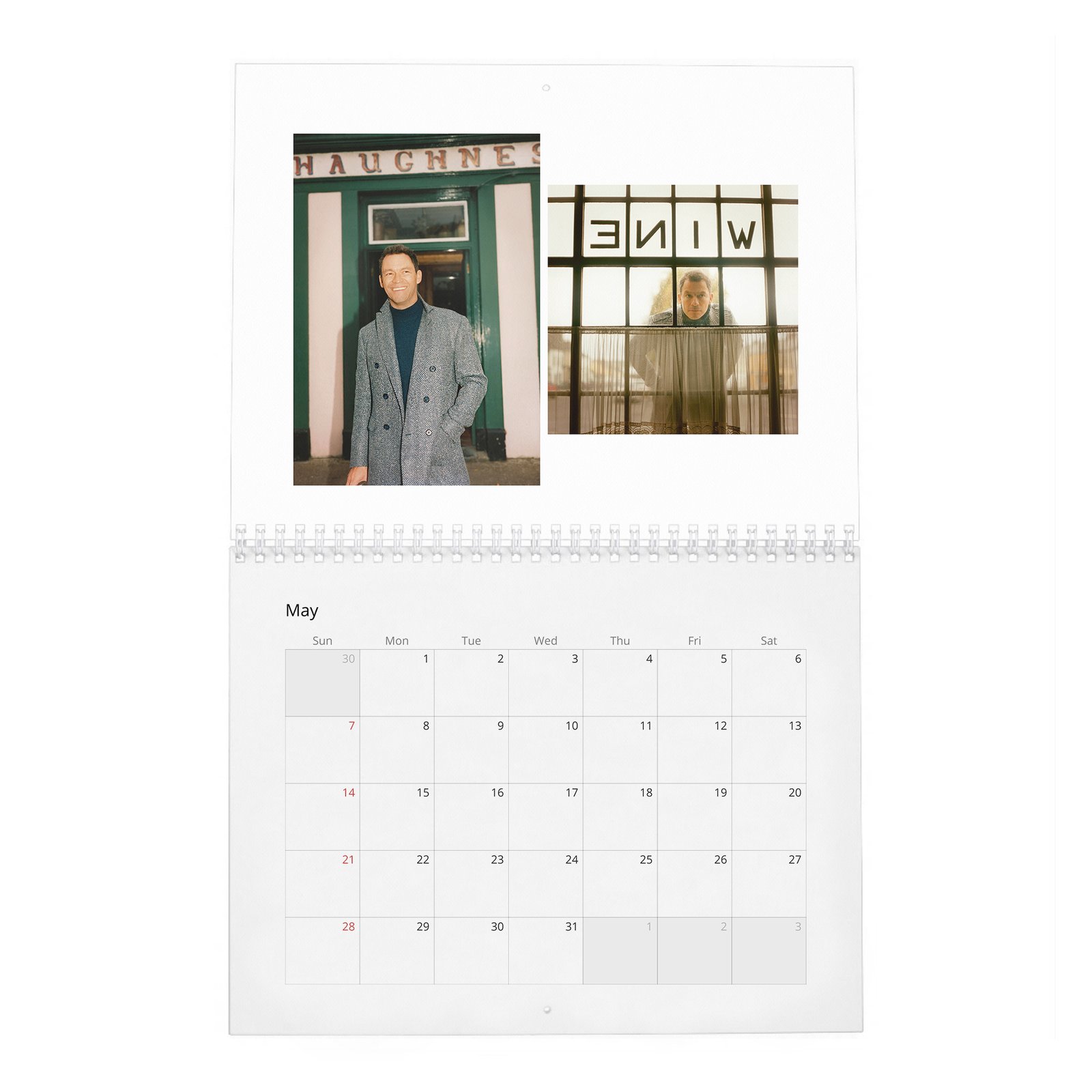 05 Dominic West - King Of The Castle 2027 Wall Calendar