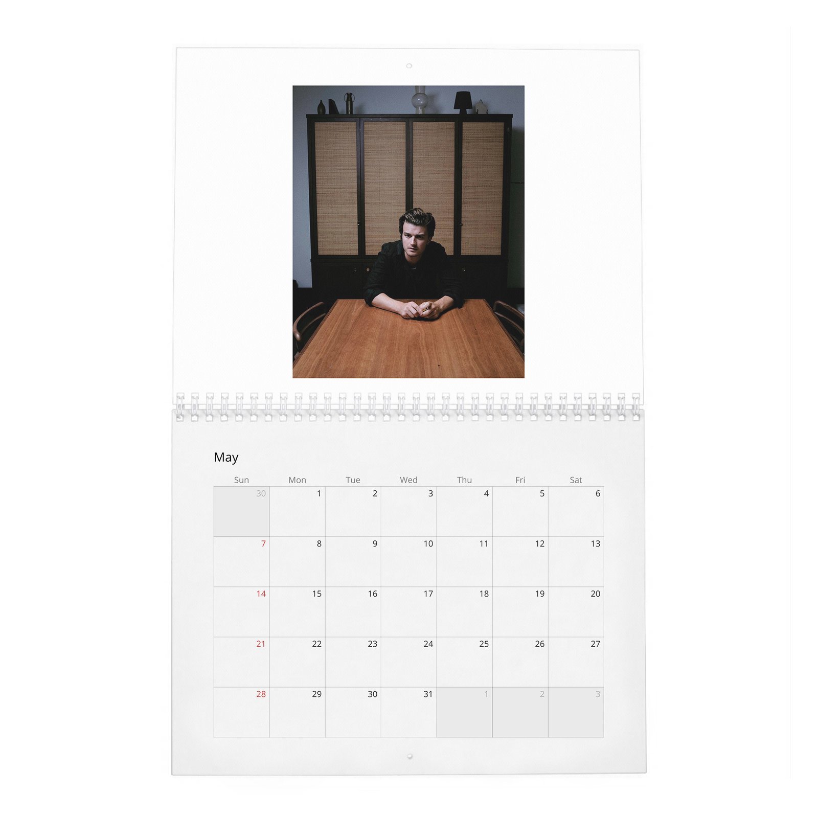 05 Joe Keery - Turning Expectations 2027 Wall Calendar