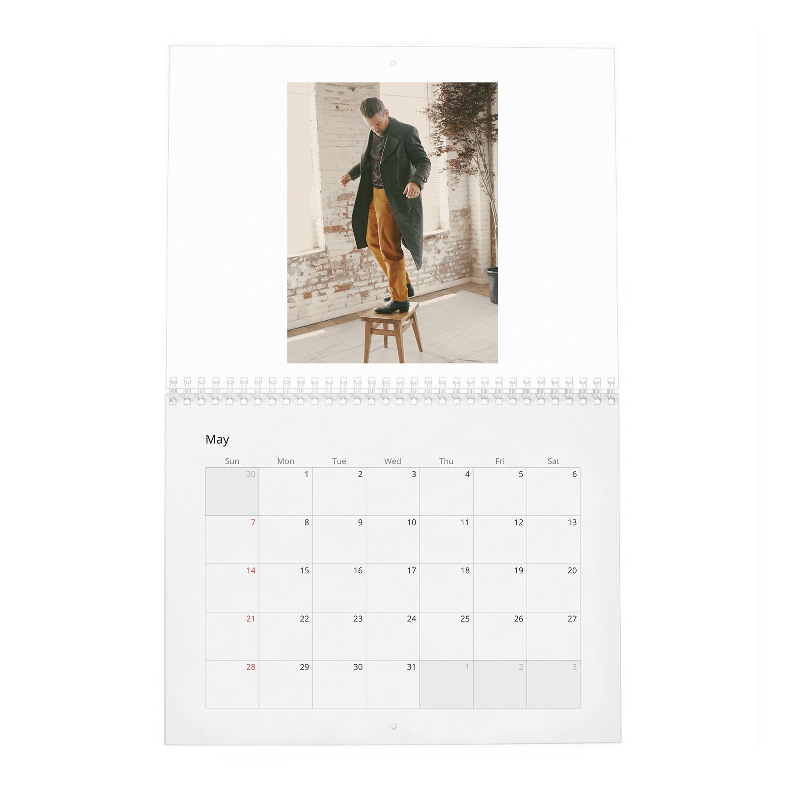 05 Ethan Hawke - Always In Style 2027 Wall Calendar