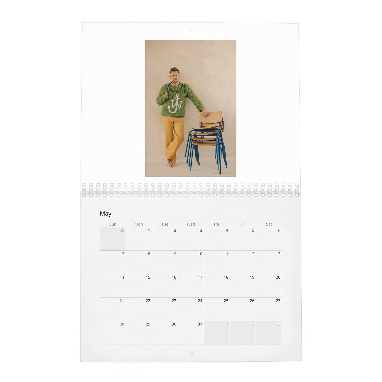 05 Ewan Mcgregor - The Jedi Returns 2027 Wall Calendar