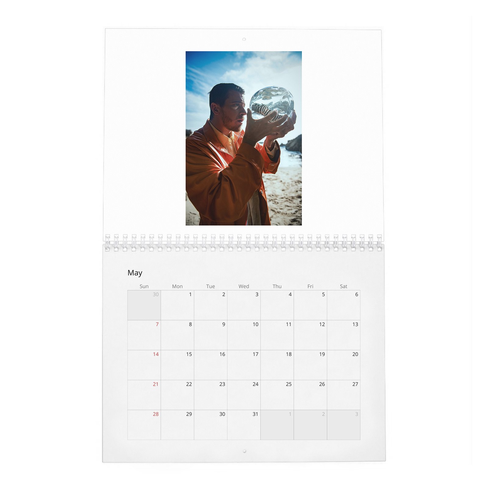 05 Garrett Hedlund - Flaunt 2027 Wall Calendar