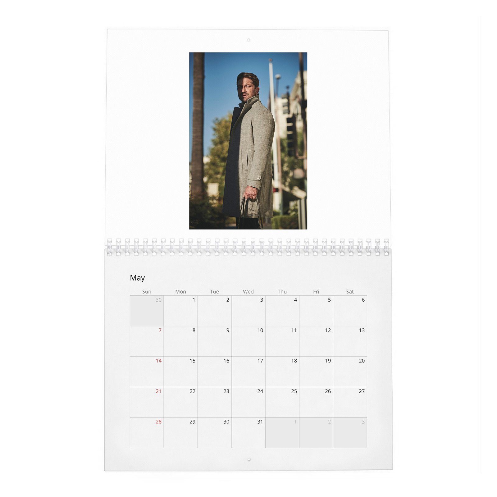 05 Gerard Butler - Nobleman 2027 Wall Calendar
