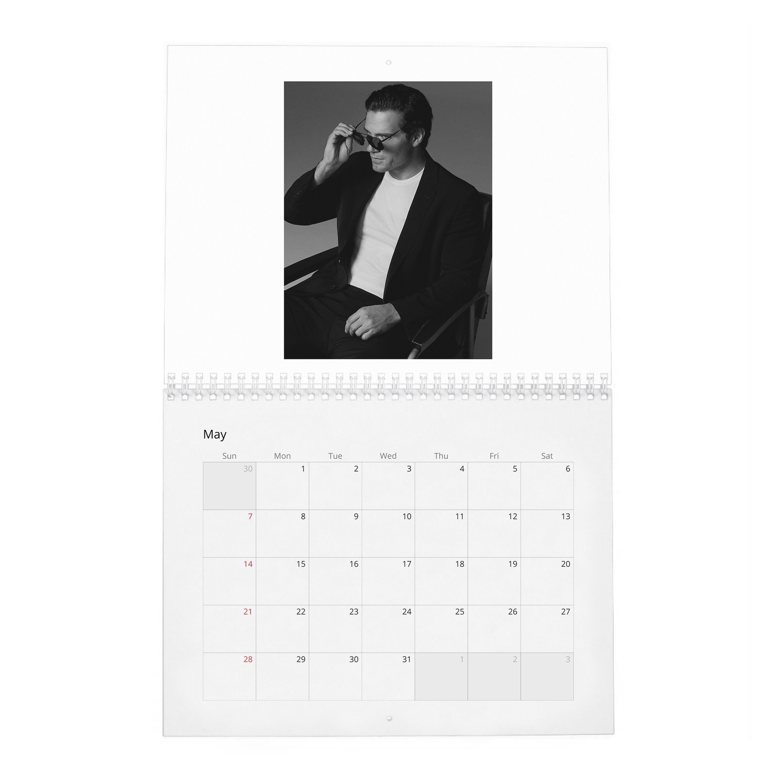 05 Henry Cavill - Almost Perfect 2027 Wall Calendar