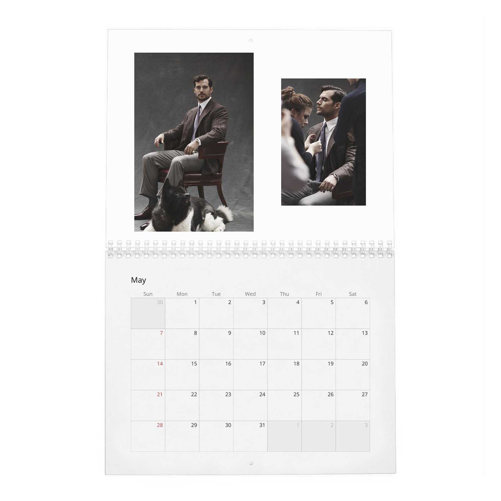 05 Henry Cavill - Poetic Justice 2027 Wall Calendar