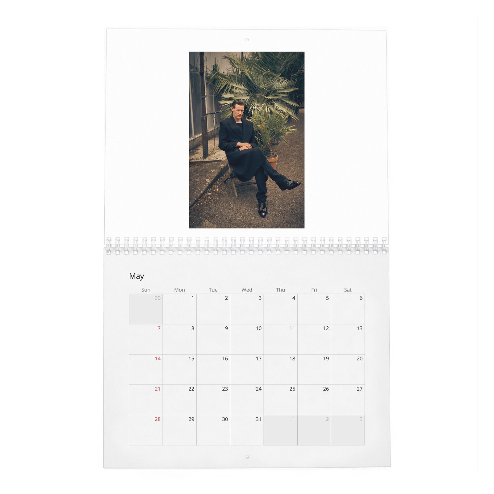05 Matt Smith - Flaunt 2027 Wall Calendar