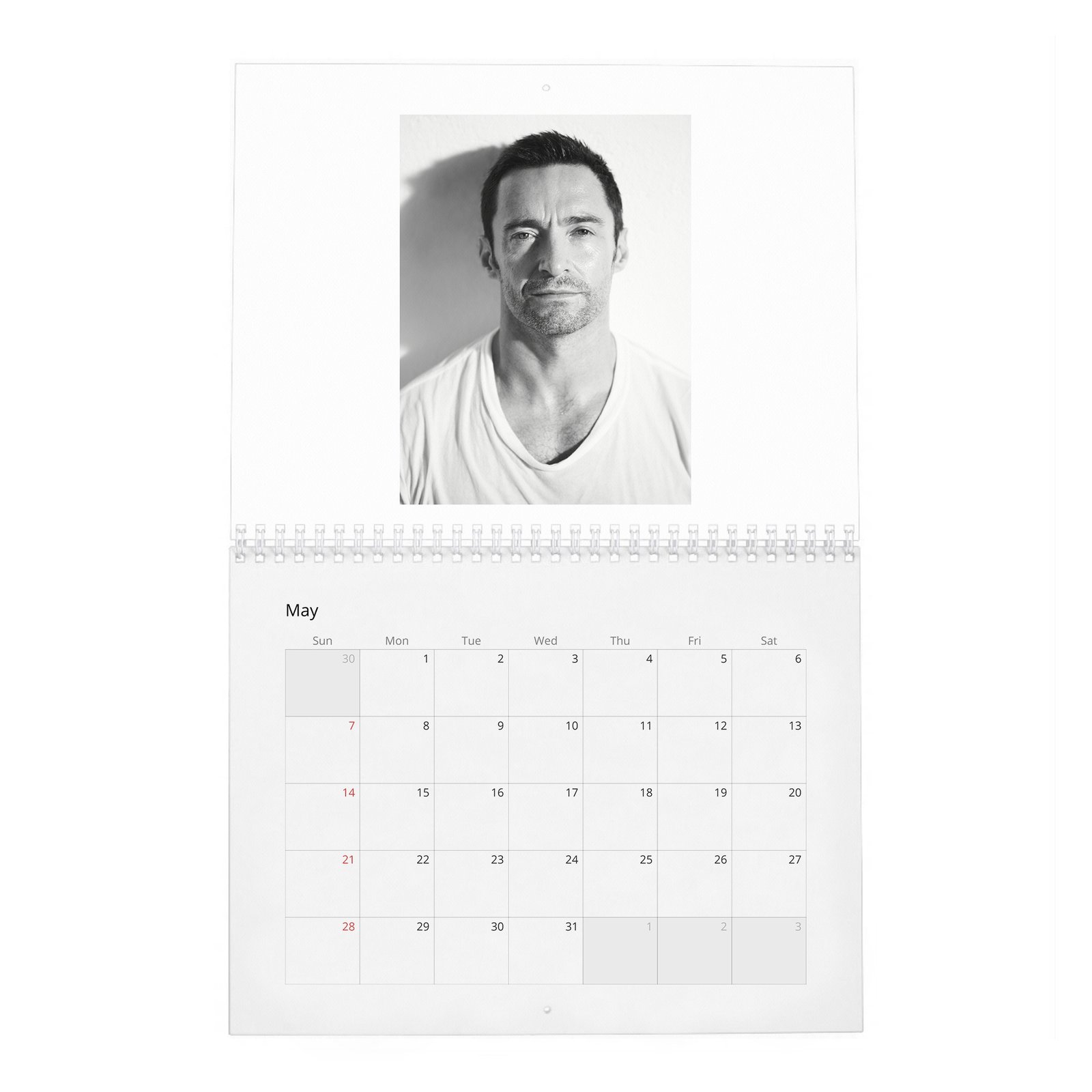 05 Hugh Jackman - The Greatest 2027 Wall Calendar