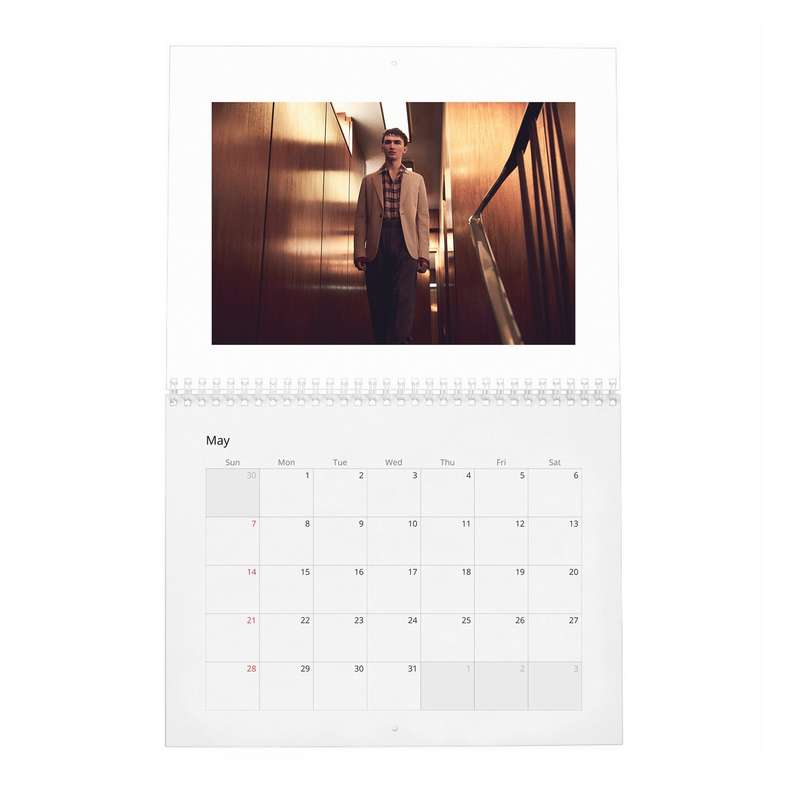 05 Isaac Hempstead Wright - Zoo 2027 Wall Calendar