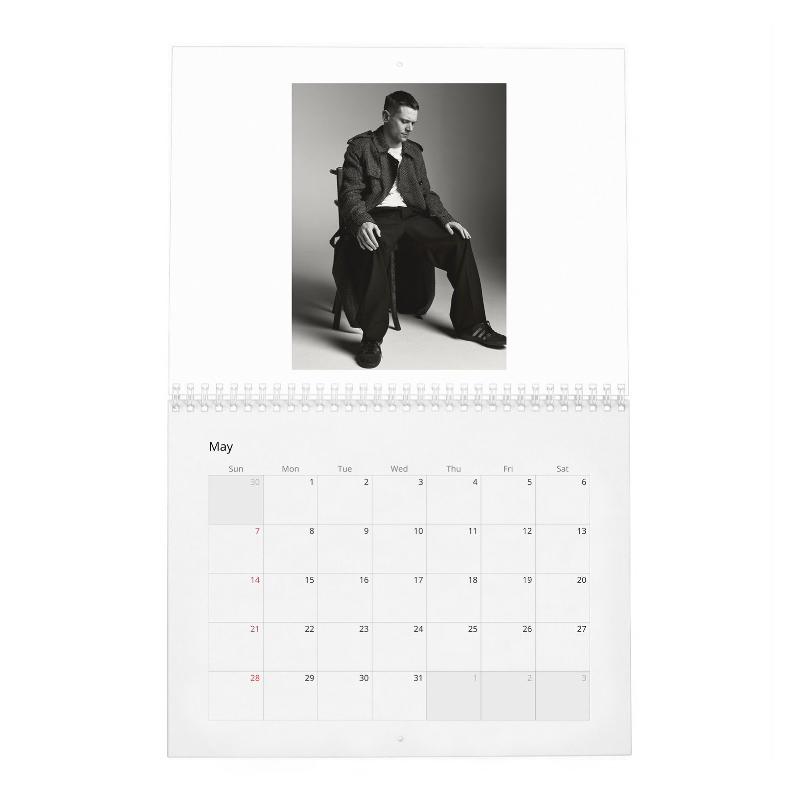 05 Jack O'Connell - Interview 2027 Wall Calendar