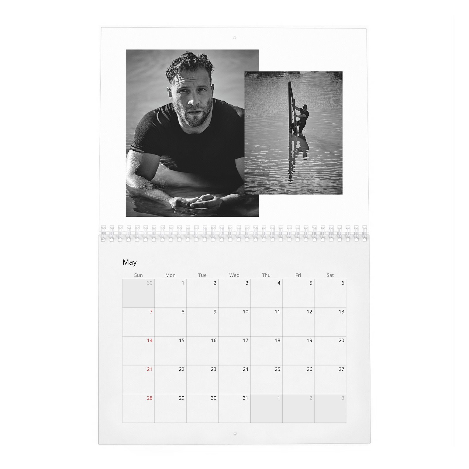 05 Jai Courtney - Outback Adventure 2027 Wall Calendar