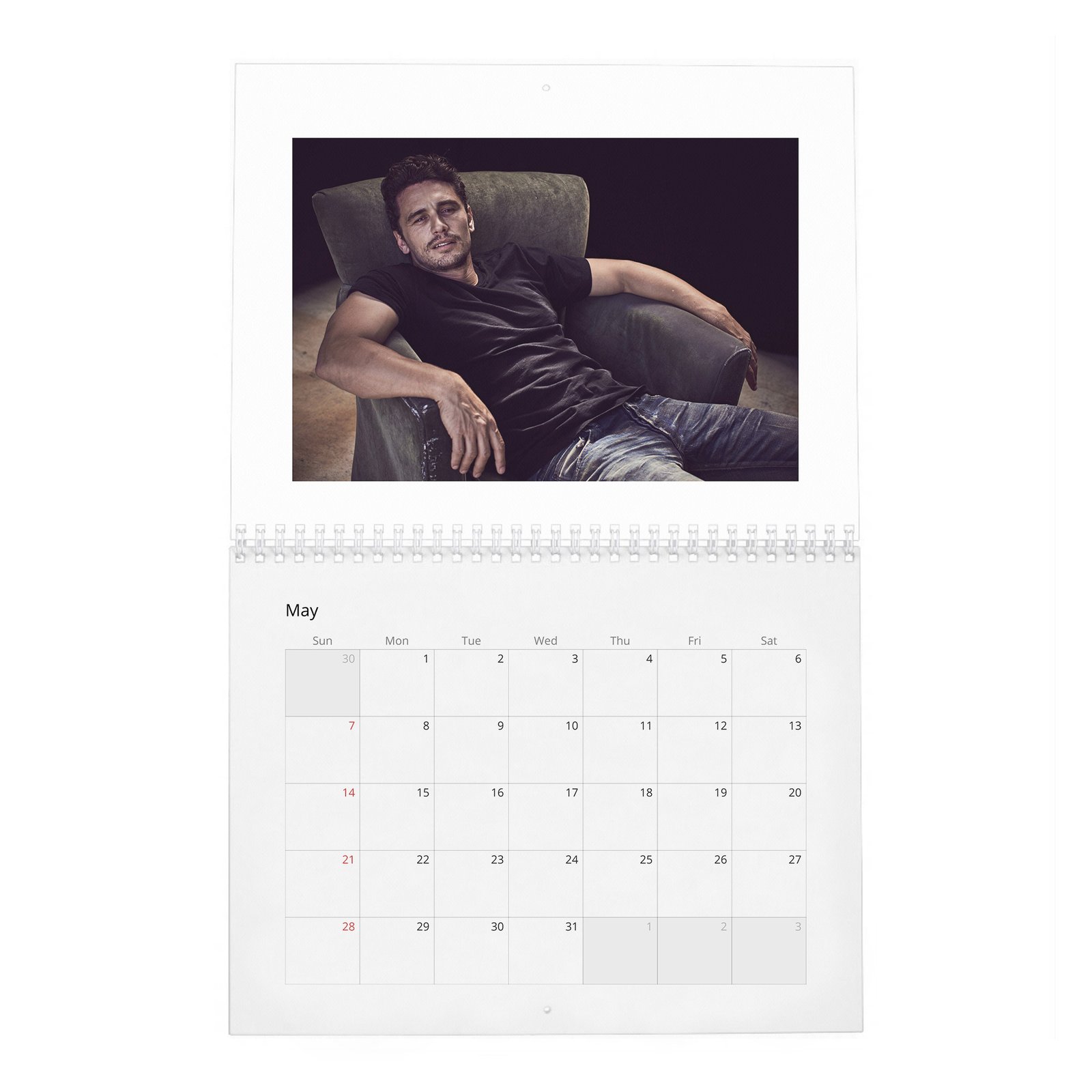 05 Jared Padalecki - The New Texas Ranger 2027 Wall Calendar