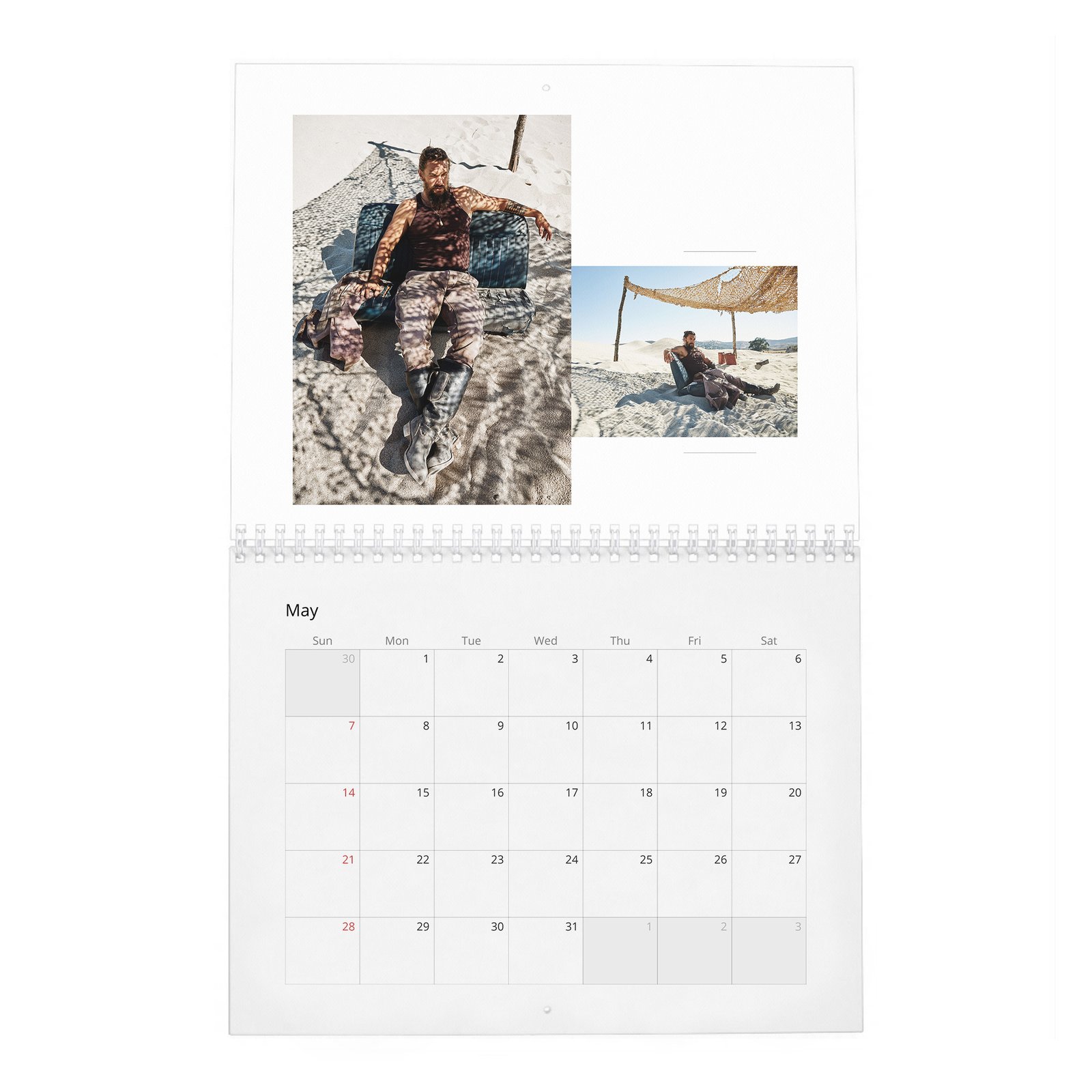 05 Jason Momoa - A New Hero Is Born 2027 Wall Calendar