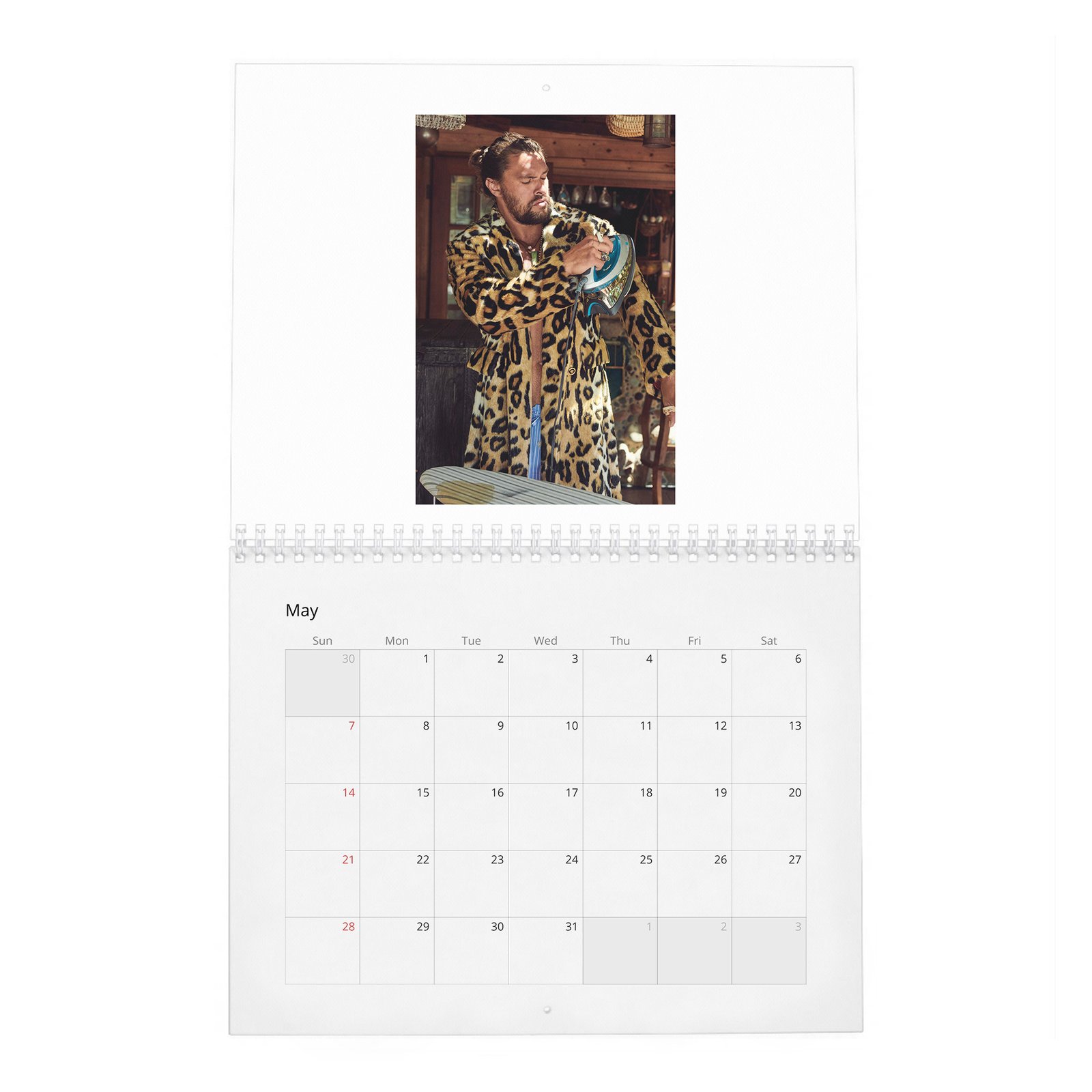 05 Jason Momoa - King Of The Wild Things 2027 Wall Calendar