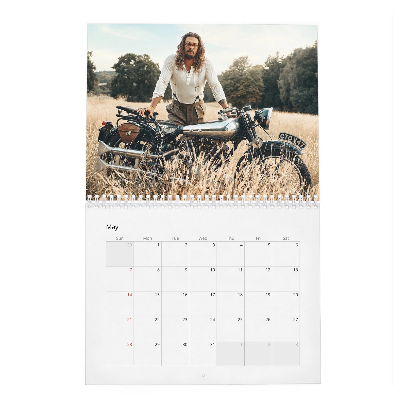 05 Jason Momoa - New Tricks 2027 Wall Calendar