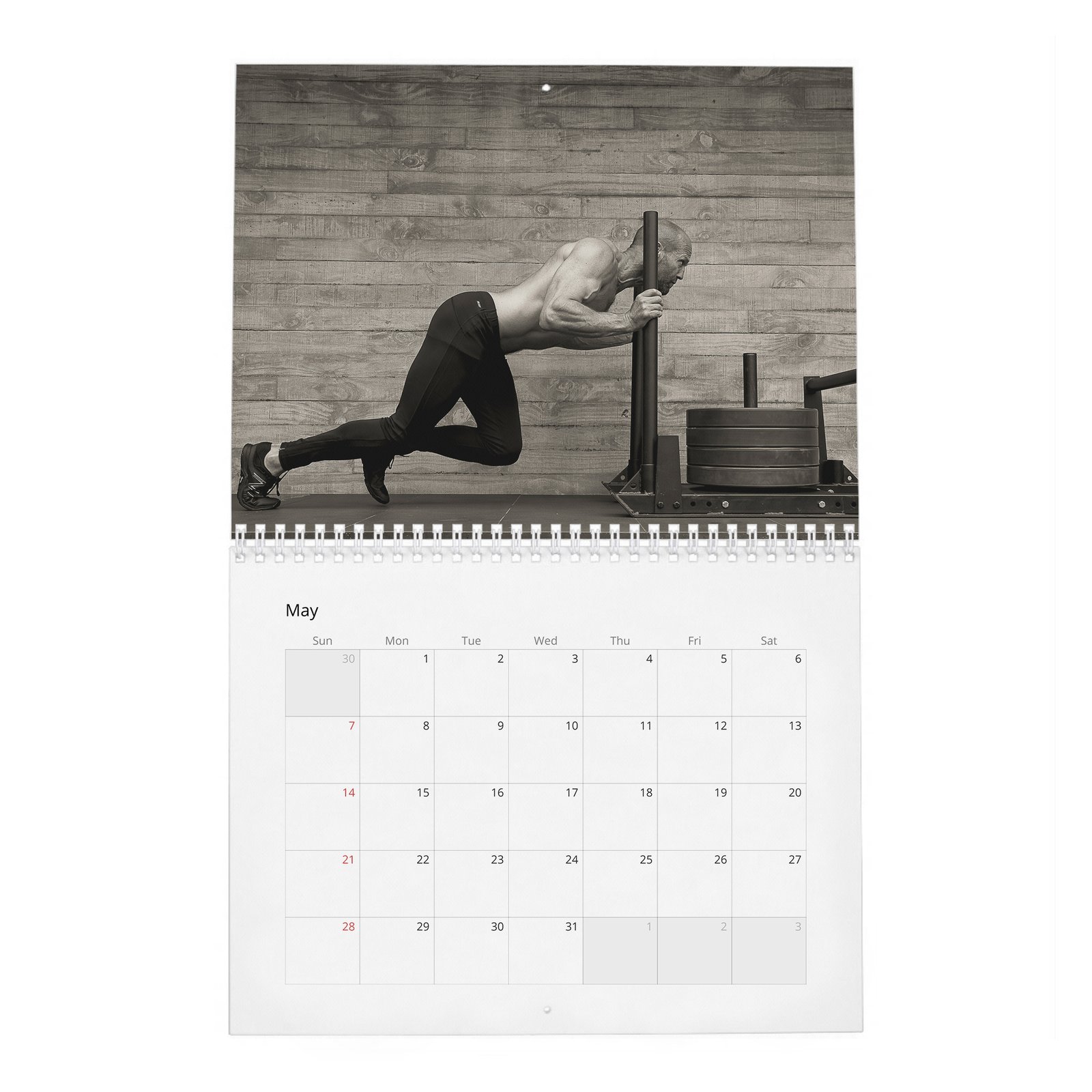 05 Jason Statham - The Re-Education Of 2027 Wall Calendar