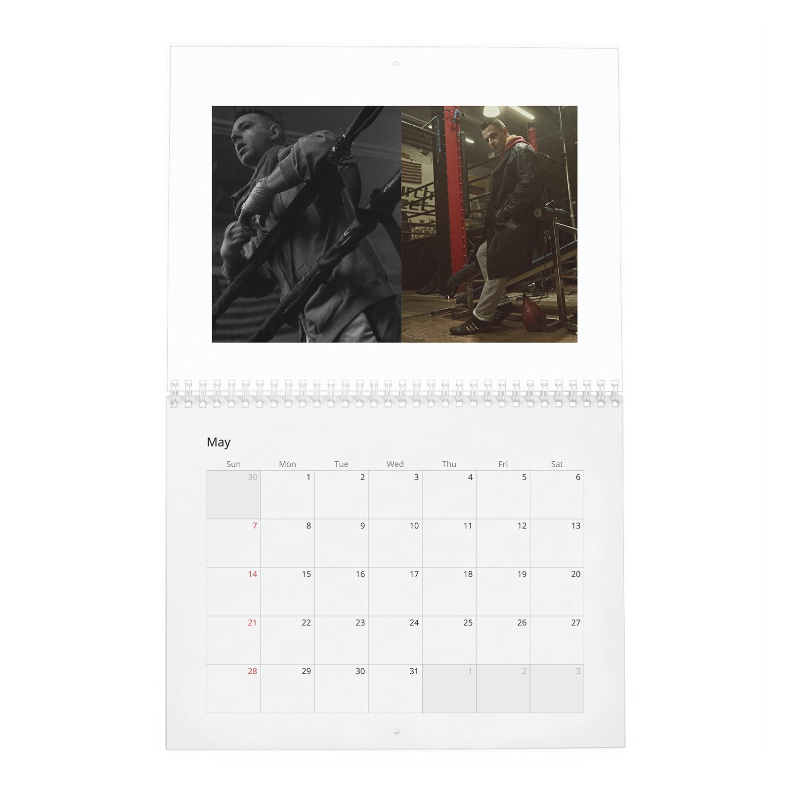 05 Jeremy Strong - The Relentless 2027 Wall Calendar