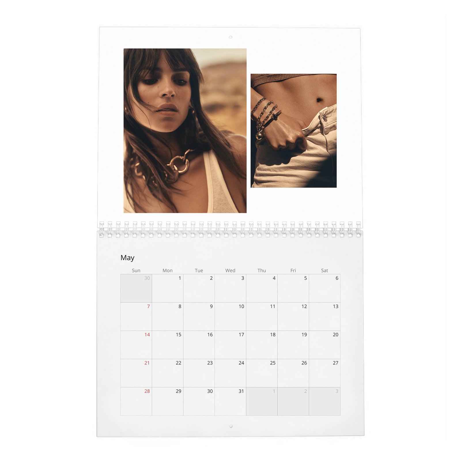 05 Adria Arjona - Flaunt 2027 Wall Calendar