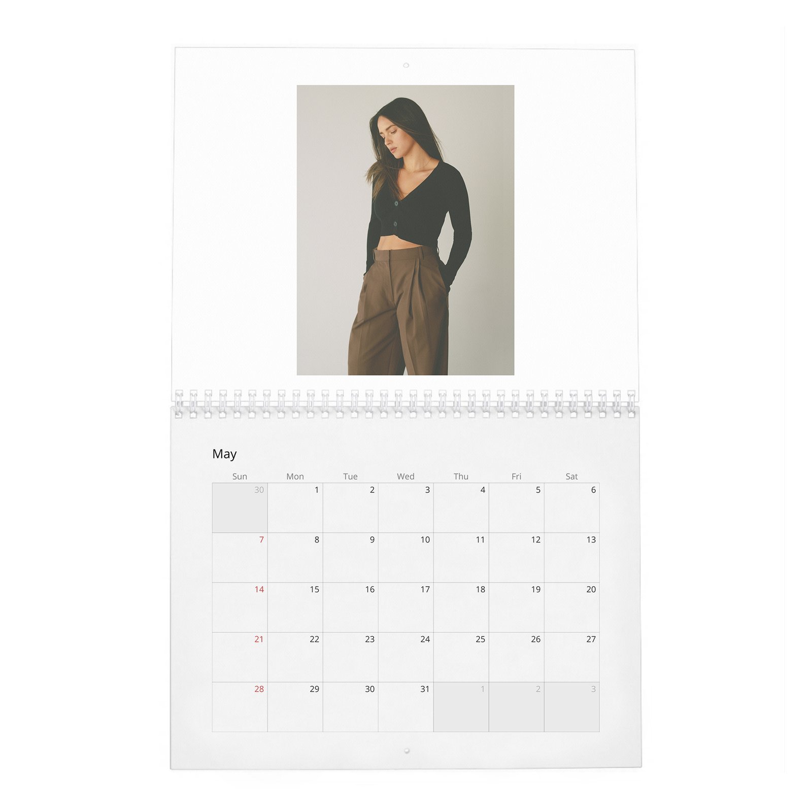 05 Adria Arjona - Laterals 2027 Wall Calendar