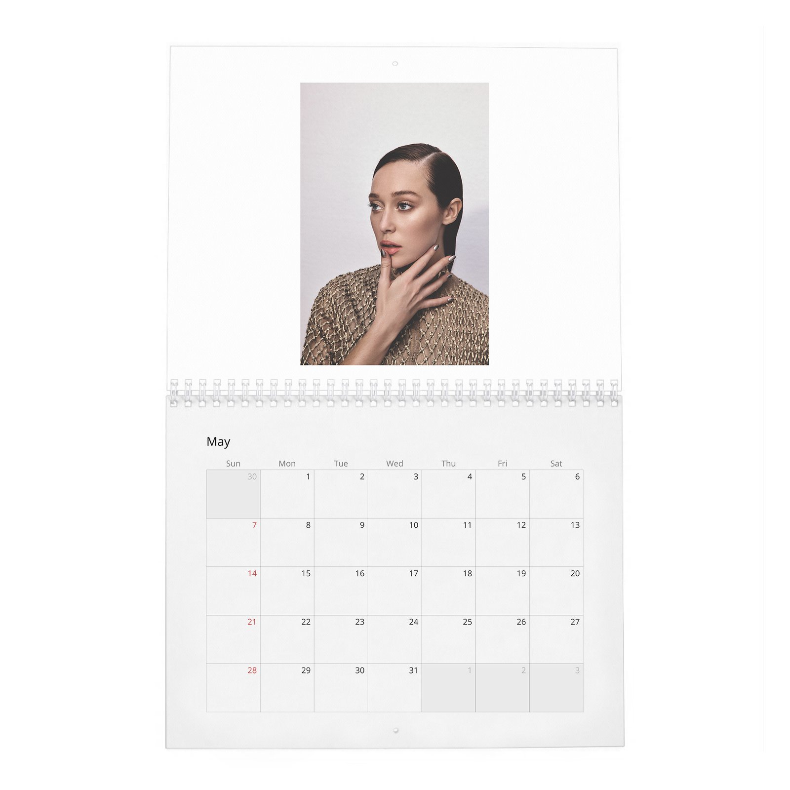 05 Alycia Debnam-Carey - Fashion's New Darling 2027 Wall Calendar