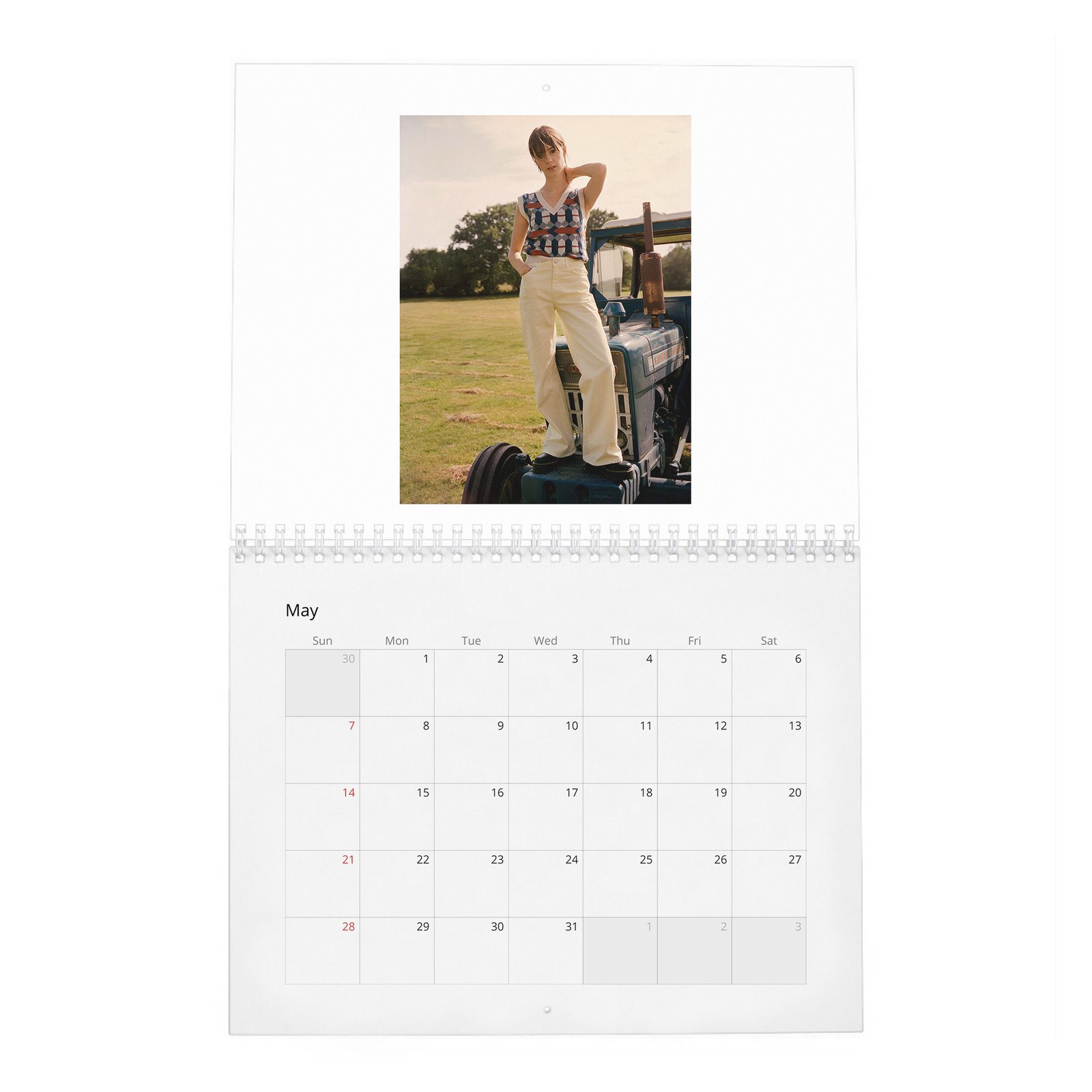 Daisy Edgar-Jones - Modern Love 2027 Wall Calendar