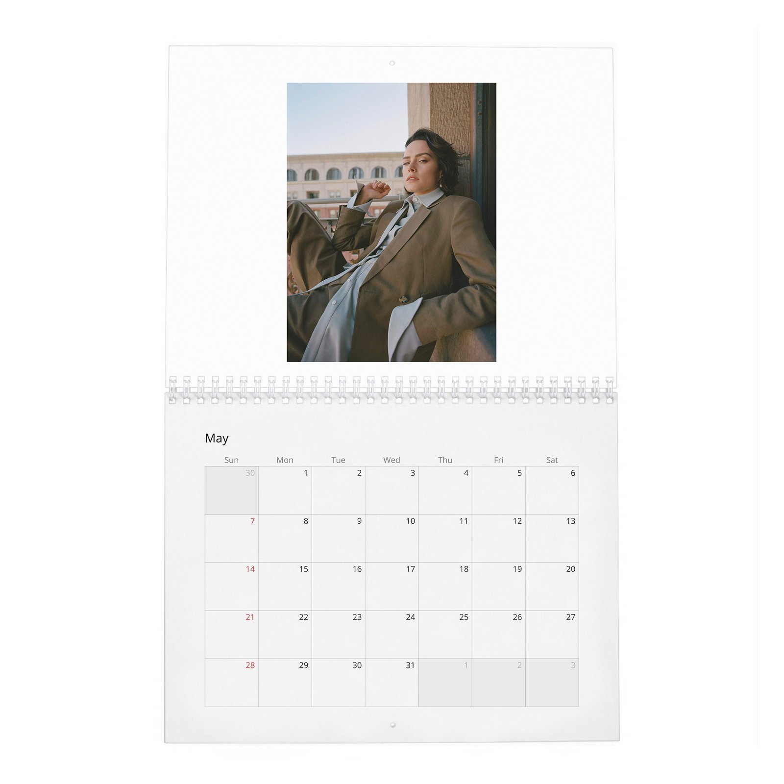 05 Daisy Ridley - Last Woman Standing 2027 Wall Calendar