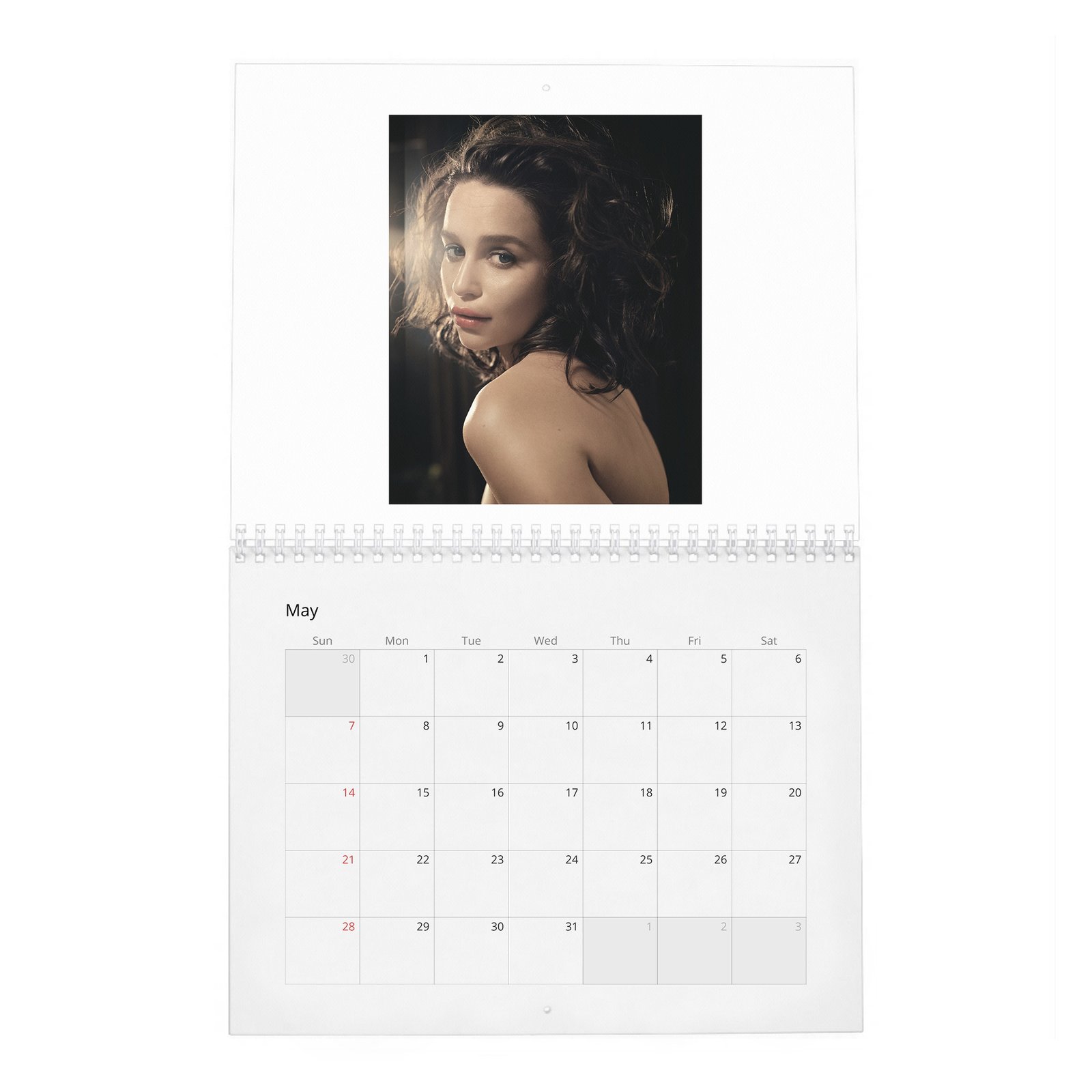 Emilia Clarke - Mother Of Dragons 2027 Wall Calendar