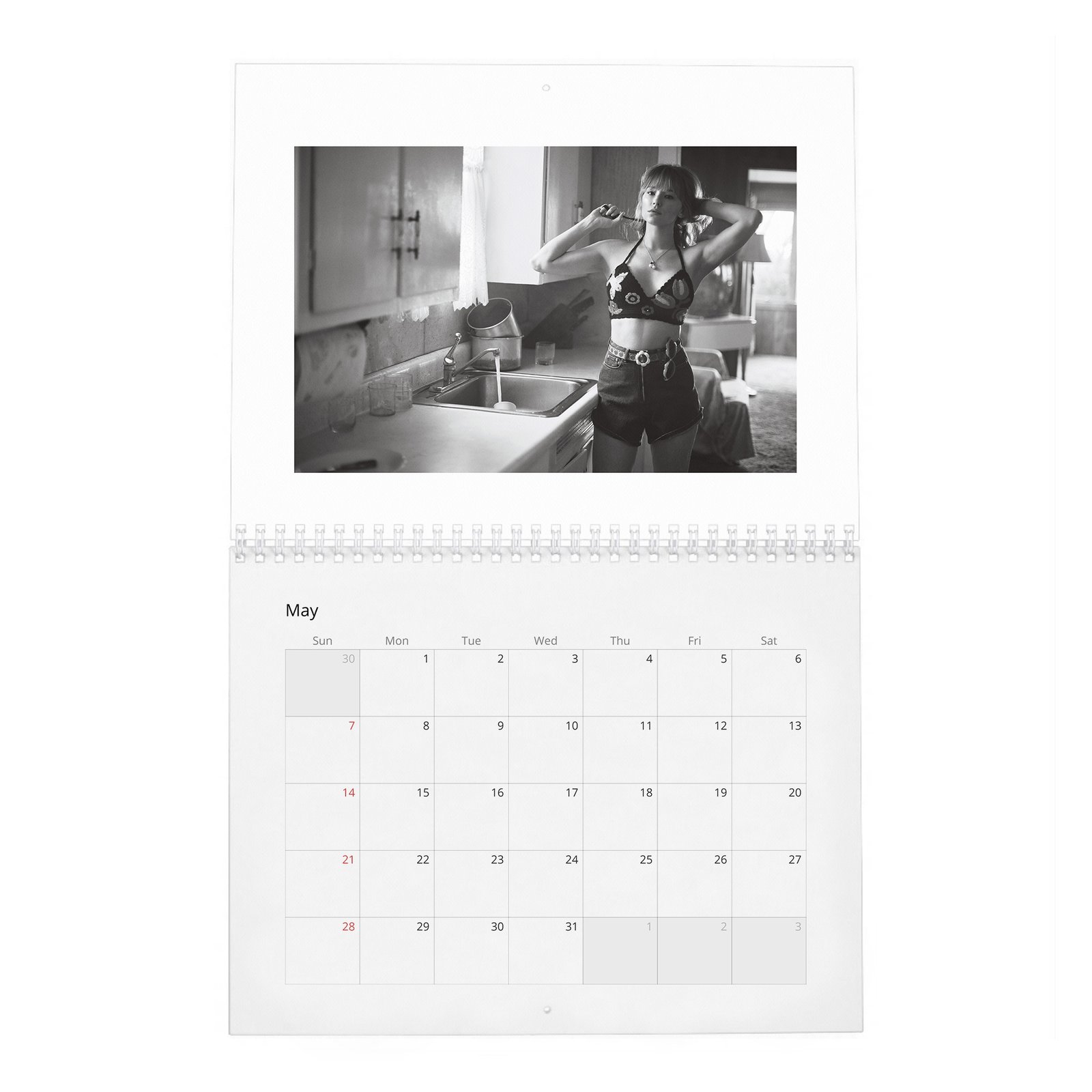 05 Haley Bennett - Interview 2027 Wall Calendar