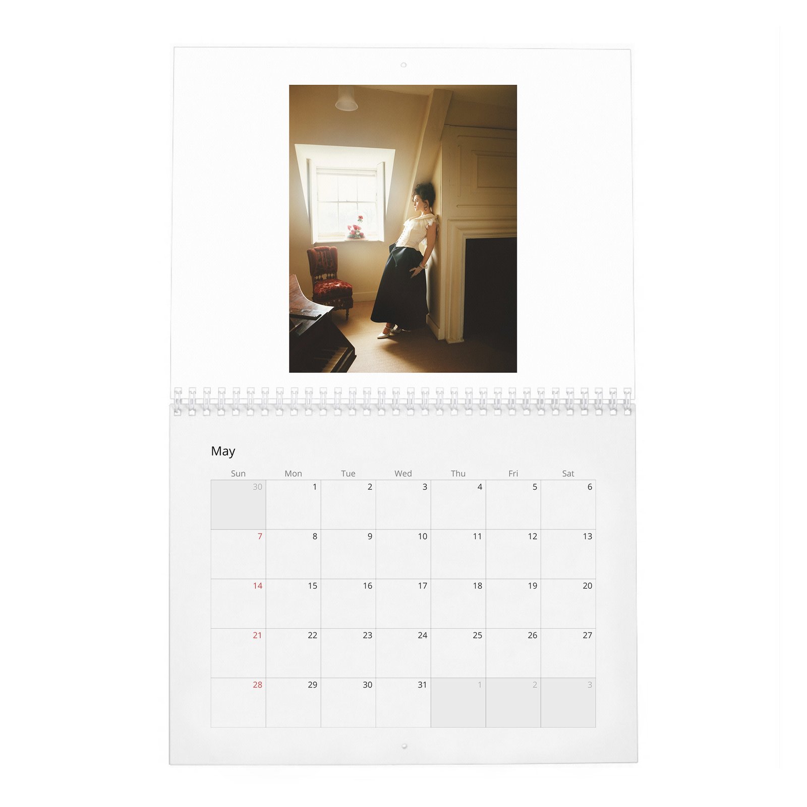 05 Helena Bonham Carter - Queen Of Wonderland 2027 Wall Calendar