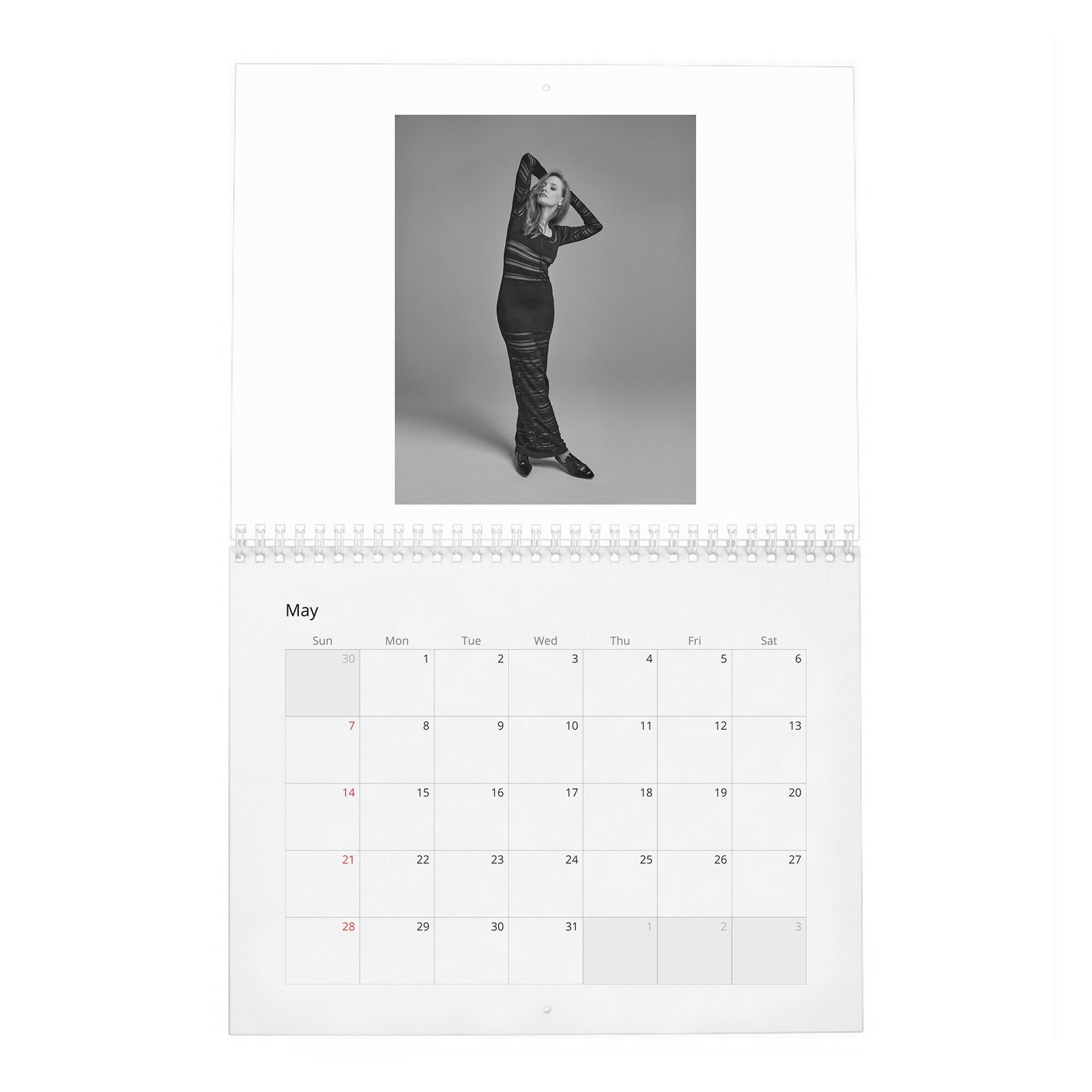 05 Jessica Chastain - Strength And Confidence 2027 Wall Calendar