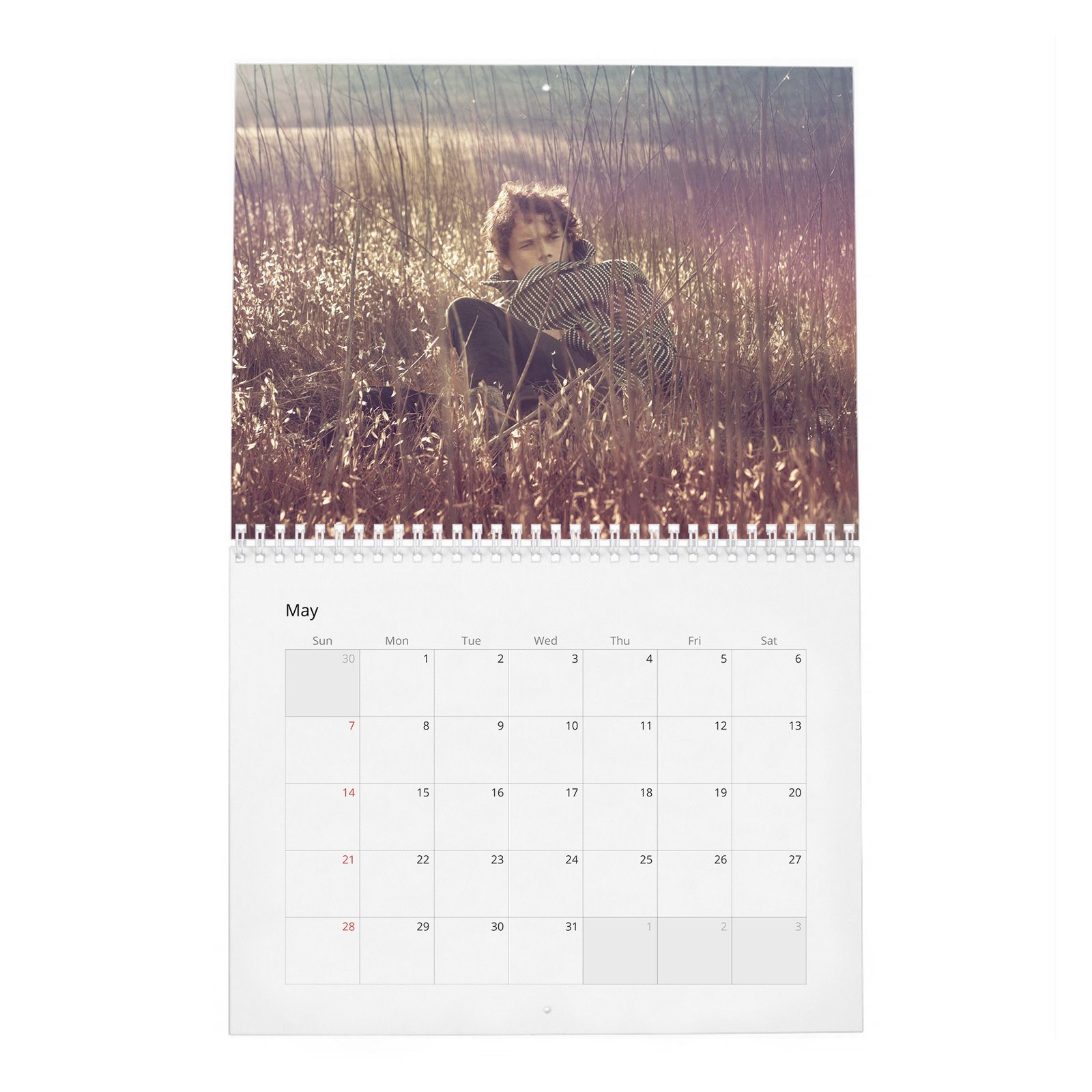 05 Anton Yelchin - Flaunt 2027 Wall Calendar
